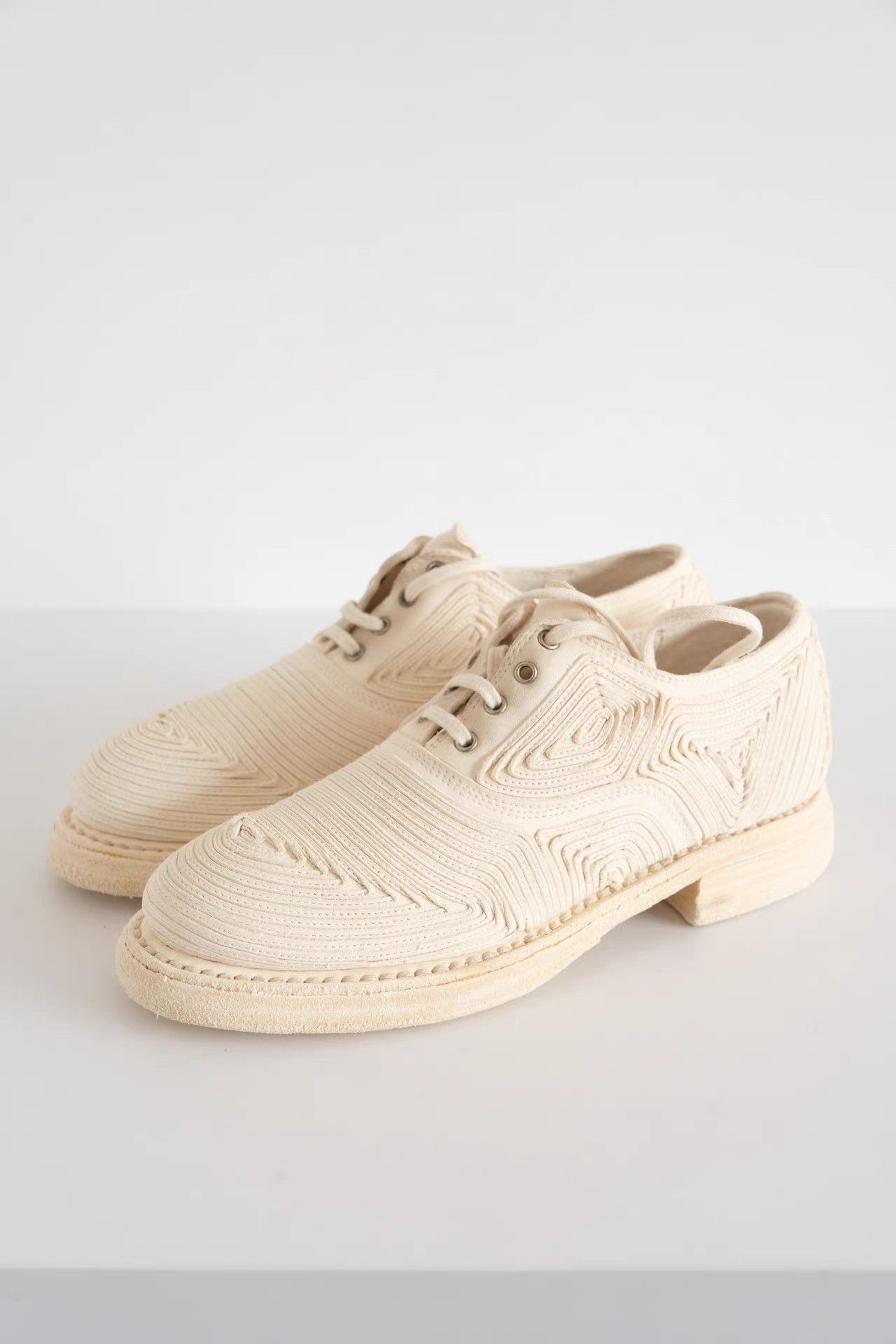 Guidi Guidi 110ZRC/792 Embossed Derby Shoes K4 Size US 6 / IT 36 - 1 Thumbnail