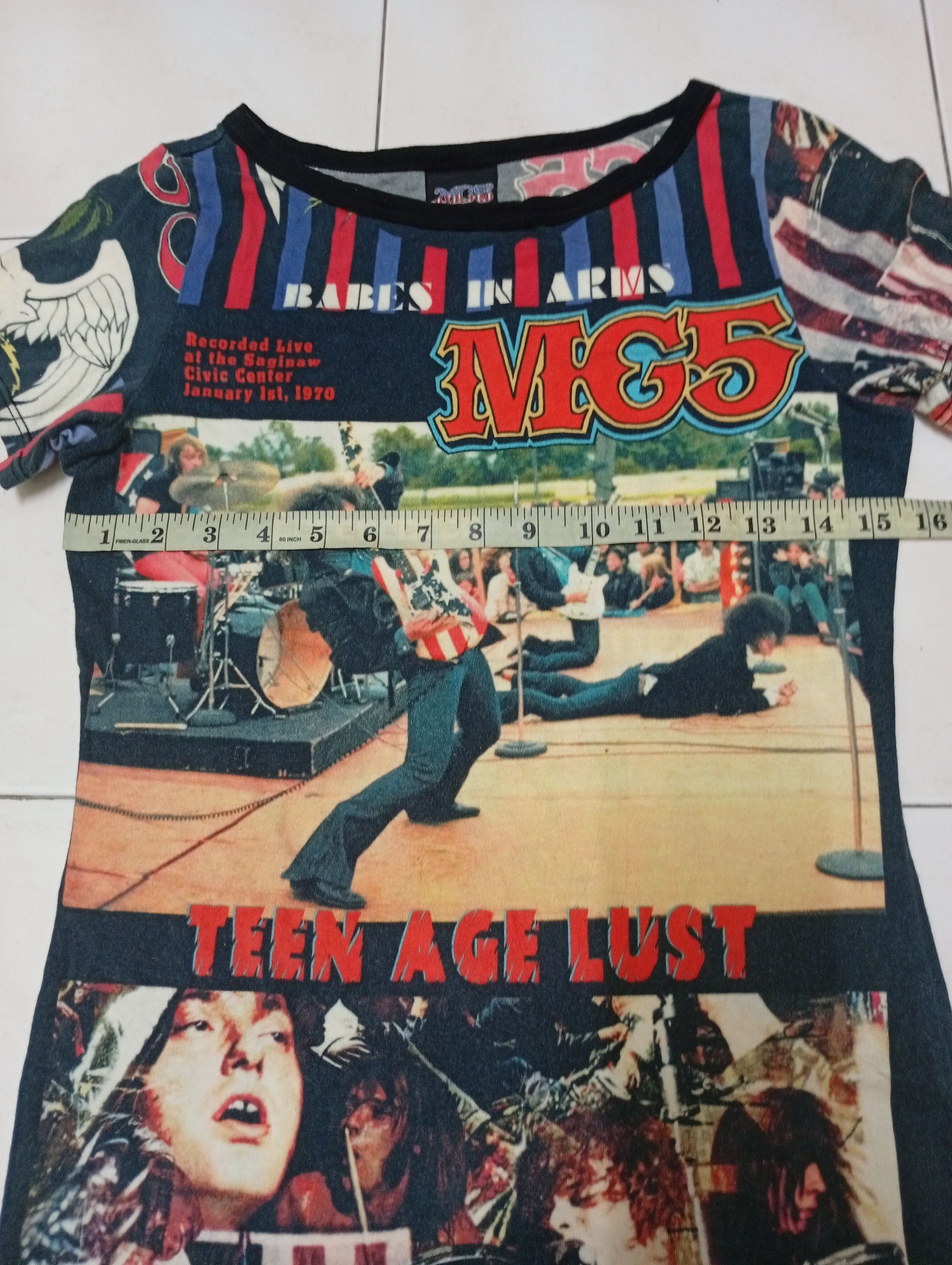 Band Tees vintage Mc5 X hystericn Size XS / US 0-2 / IT 36-38 - 3 Thumbnail