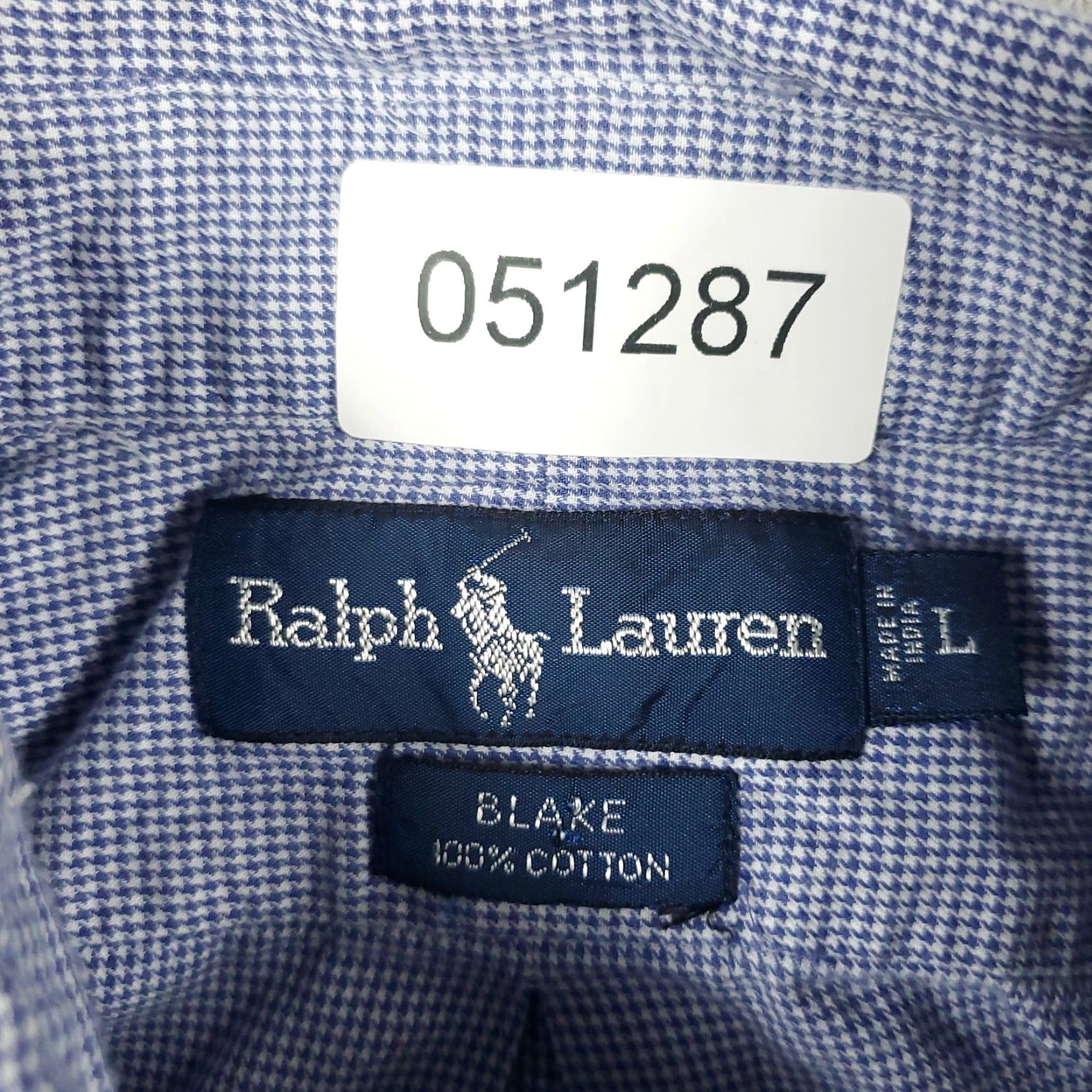Ralph Lauren Ralph Lauren Blue Casual Button-Up Shirt Mens Large Long Sleeve Classic Size US L / EU 52-54 / 3 - 7 Thumbnail