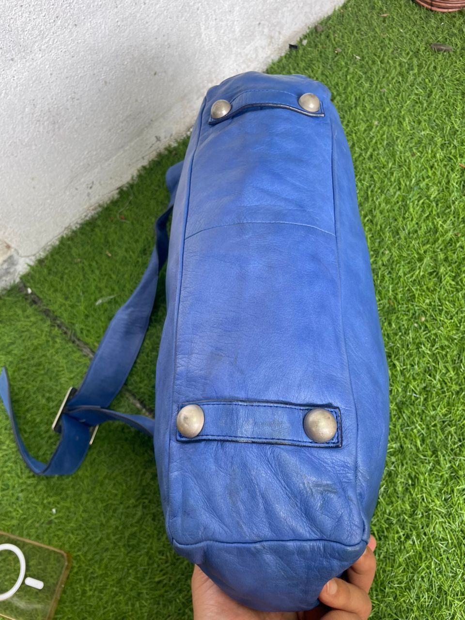 Japanese Brand Authentic Kawa Kawa Inspired to Yohjimoto Leather Shoulder Size ONE SIZE - 5 Thumbnail