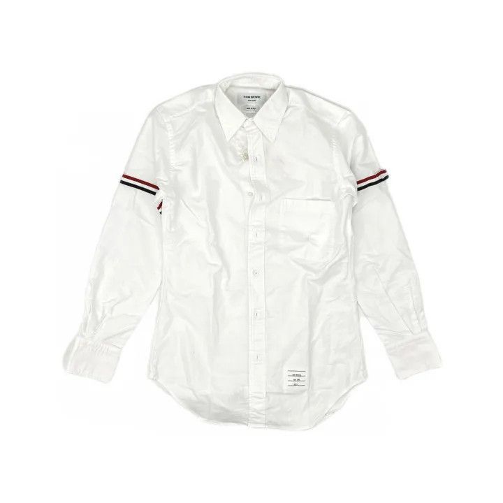 Thom Browne Thom Browne Classic Stripe Oxford Long Sleeve Shirt -2507 Size US M / EU 48-50 / 2 - 8 Thumbnail