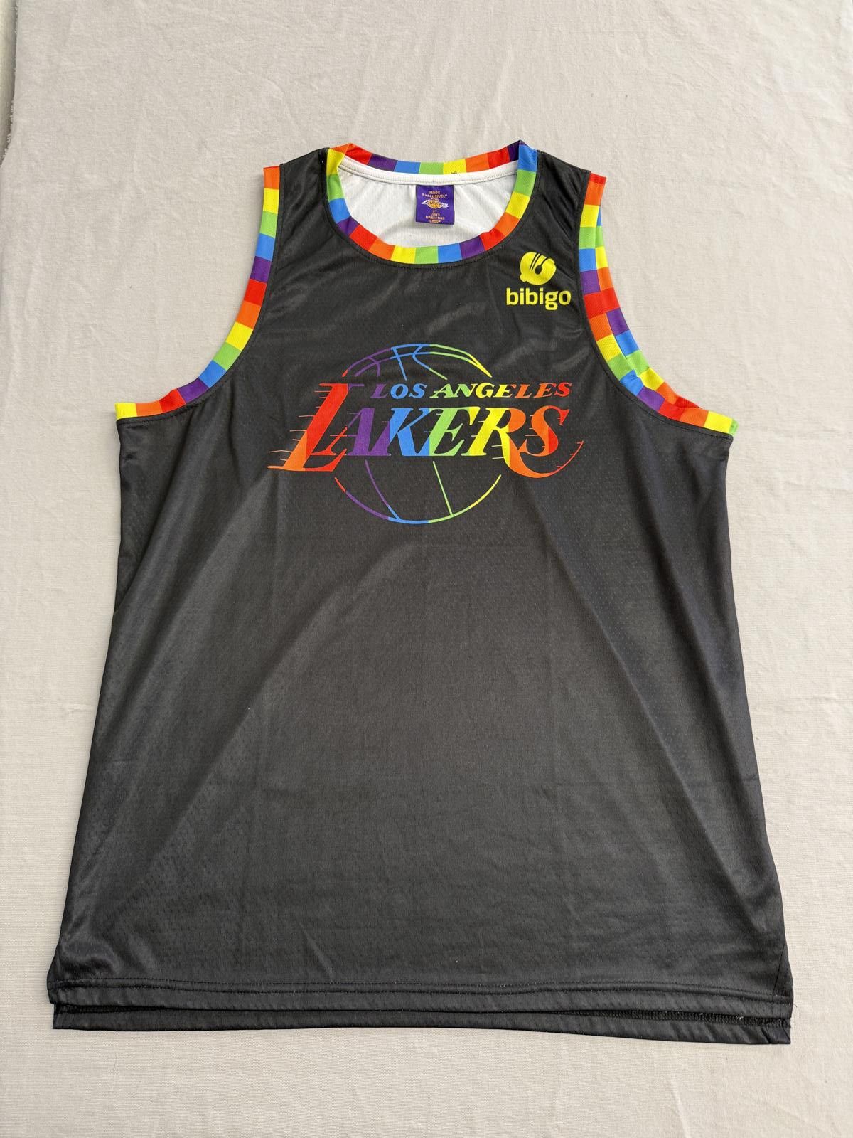 Designer Gay Pride Los Angeles NBA Lakers Basketball Jersey #1 - XL Size US XL / EU 56 / 4 - 1 Thumbnail