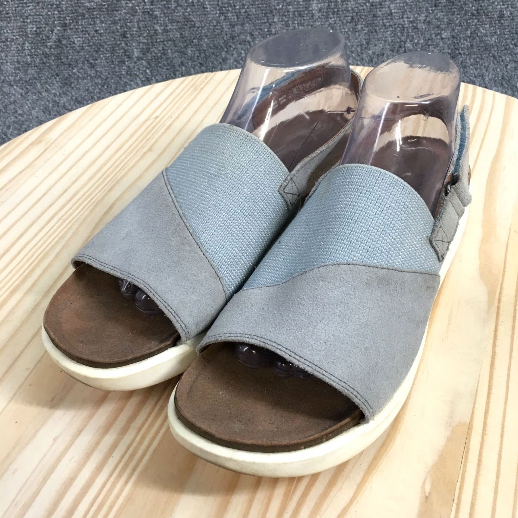Rockport Rockport Sandals Womens 9.5 M Kyra Slingback Blue Leather Open Toe casual CI4824 Size US 10 / IT 40 - 3 Thumbnail