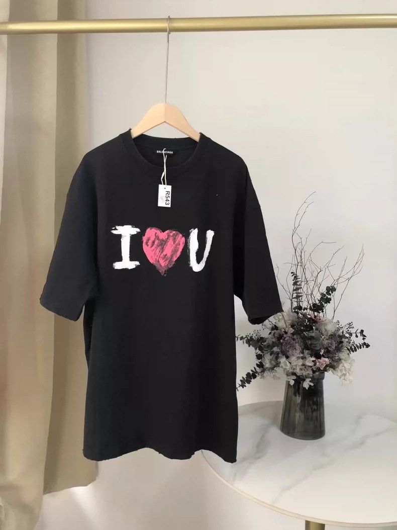 Balenciaga Balenciaga Valentine's Day Limited Short Sleeve Shirt-dmc Size US S / EU 44-46 / 1 - 1 Thumbnail