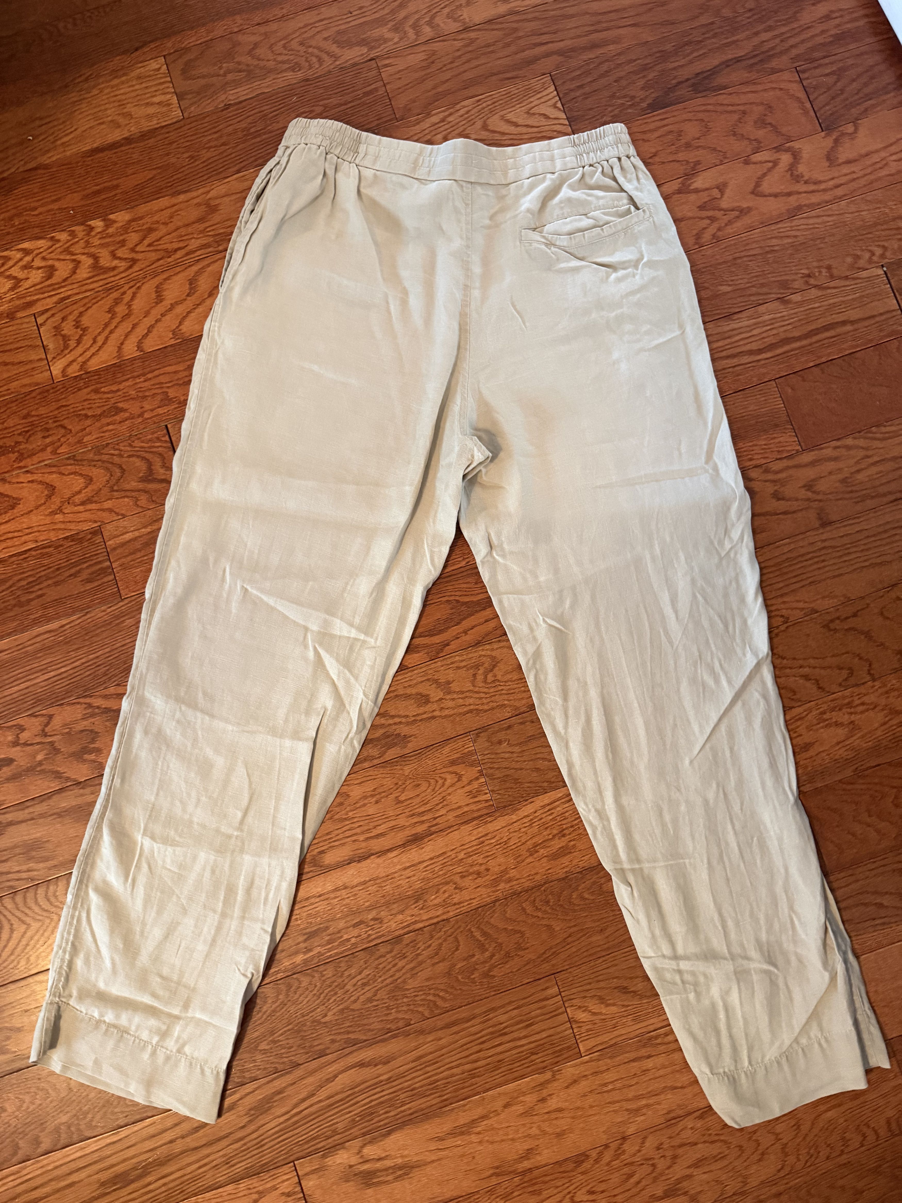 Cos Cotton Hemp Relaxed Trousers Size US 33 - 2 Thumbnail