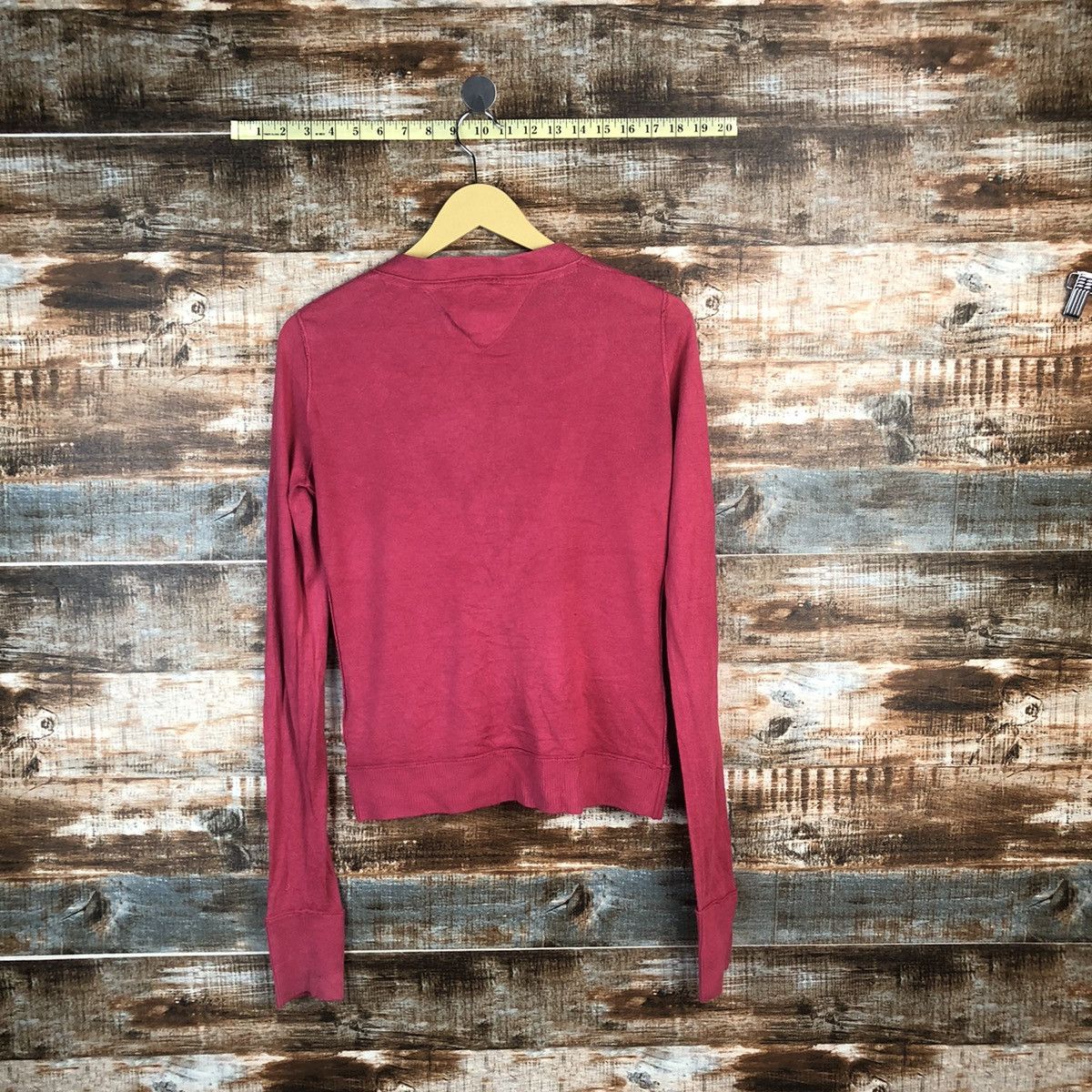 Tommy Hilfiger Hilfiger Denim Pink Cardigan Knitwear #A1876 Size M / US 6-8 / IT 42-44 - 12 Thumbnail