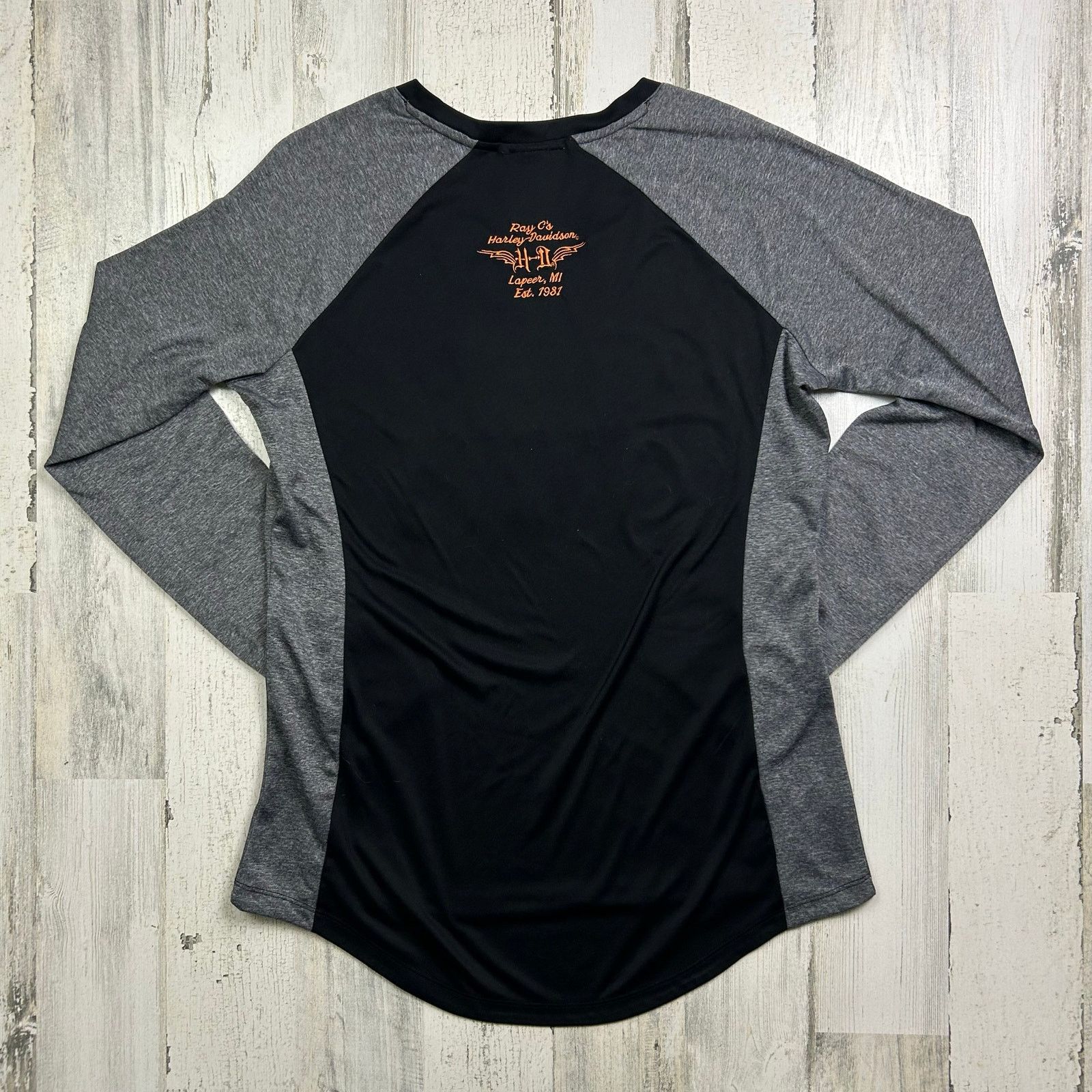 Harley Davidson × Vintage Harley-Davidson Women's First-Class Long-Sleeve Shirt Size L / US 10 / IT 46 - 6 Thumbnail