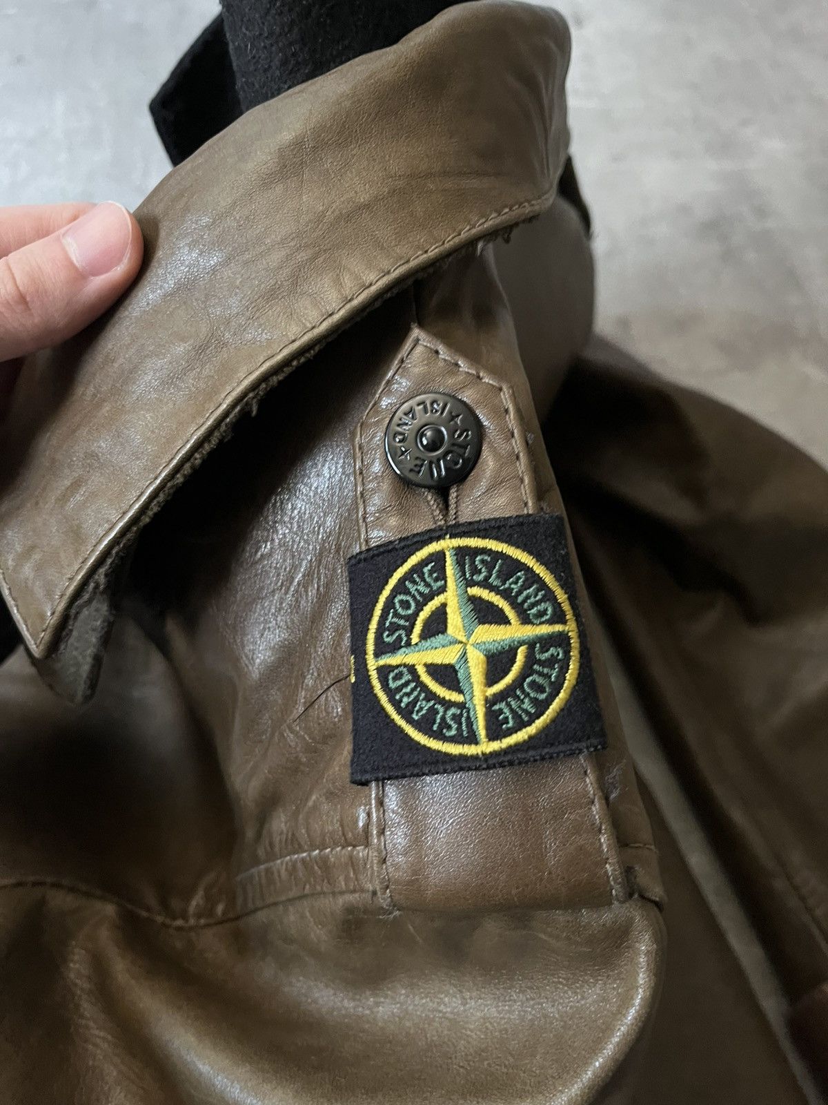 Stone Island Stone Island A/W 2008 2 in 1 leather jacket coat Size US M / EU 48-50 / 2 - 3 Thumbnail
