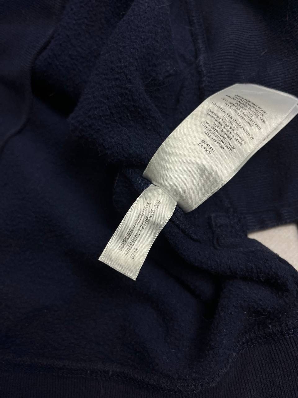 Polo Ralph Lauren × Vintage Vintage Polo Ralph Lauren Boxy Zip Hoodie Y2K S Size US S / EU 44-46 / 1 - 8 Thumbnail
