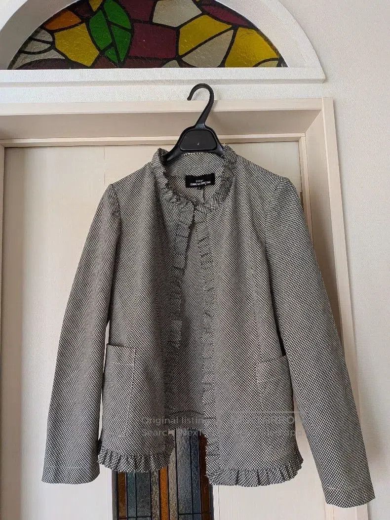 Comme des Garcons Comme Des Garcons Collarless Ruffled Design Coat Jacket Size S / US 4 / IT 40 - 1 Thumbnail