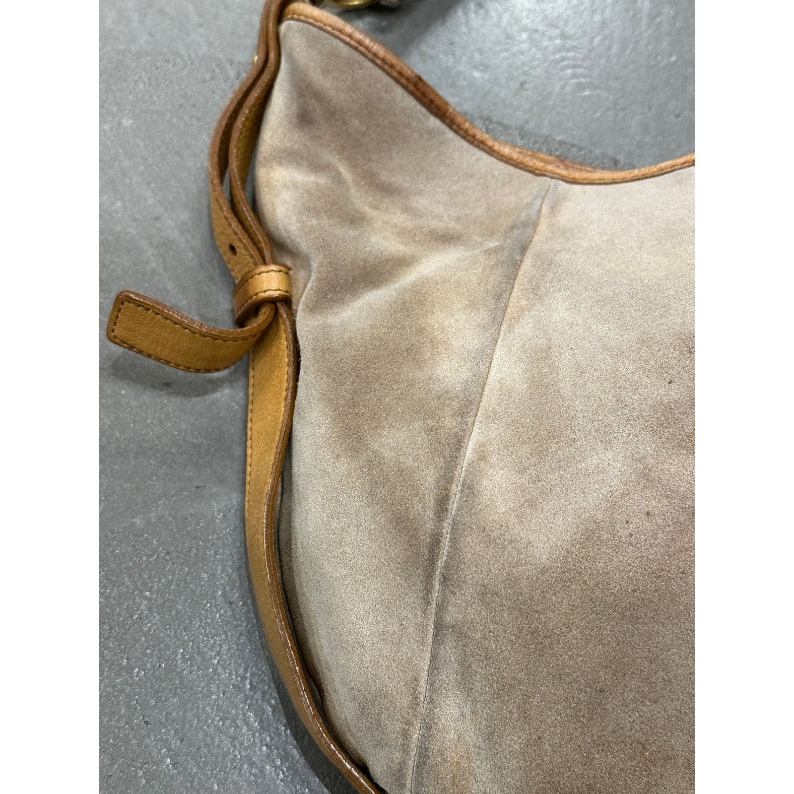 Yves Saint Laurent 2002 Yves Saint Laurent Mombasa Suede bag Size ONE SIZE - 11 Thumbnail