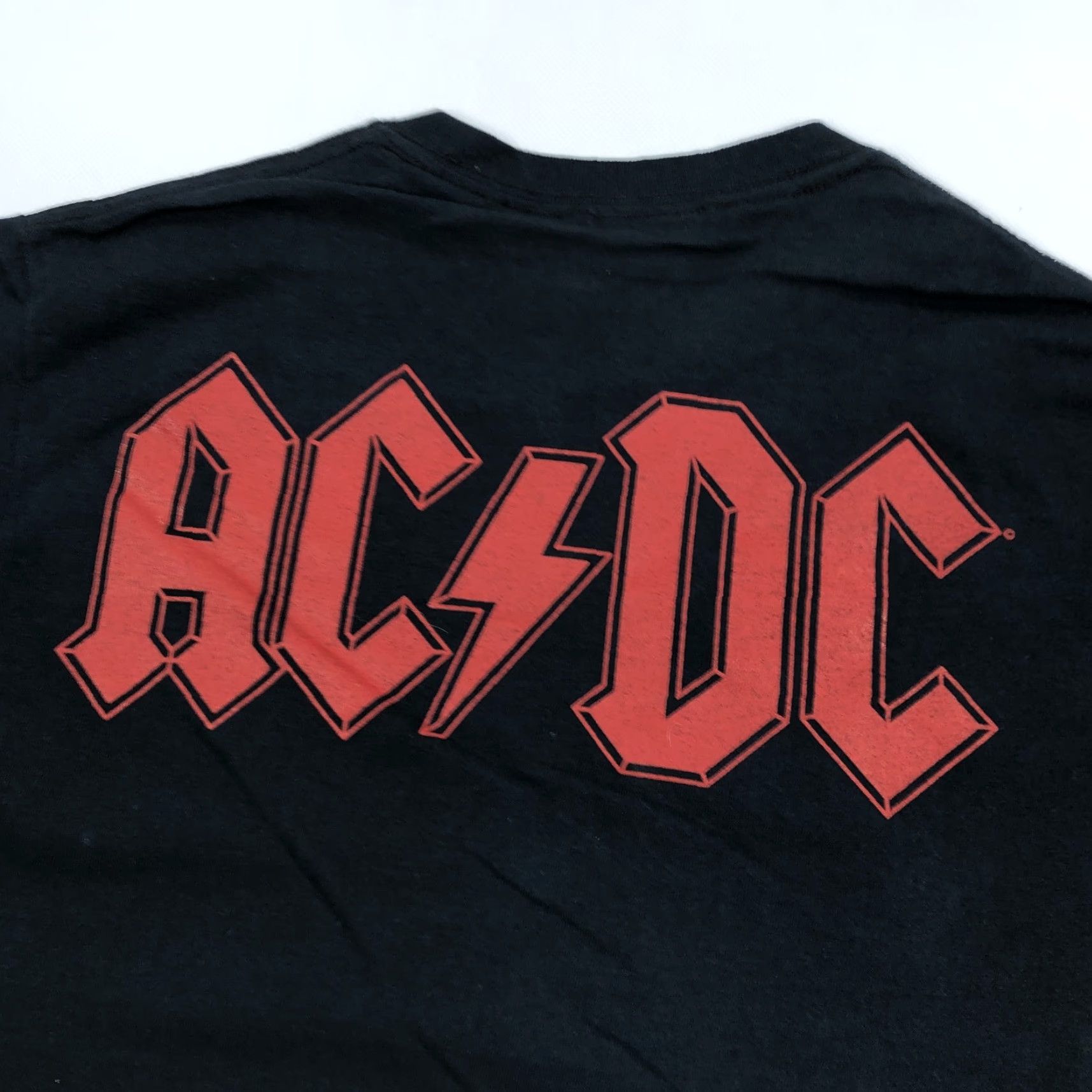 Vintage AC/DC T-Shirt Black Short Sleeve Crew Neck Men's Small Size US S / EU 44-46 / 1 - 6 Thumbnail