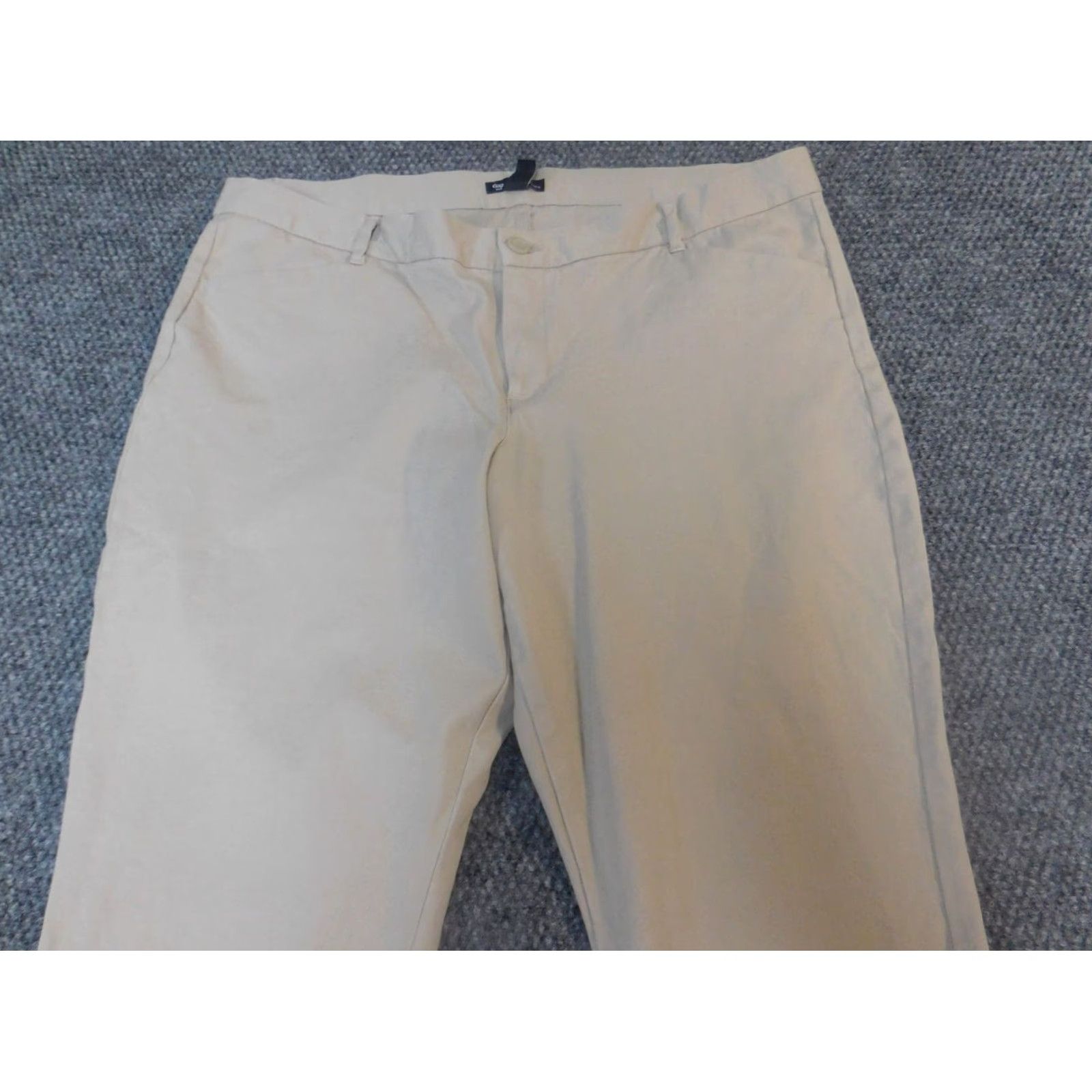 Gap Gap Pants Chino Slim Straight 18 Beige Womens Regular Inseam 27 City Trouser Size 25" / US 0 / IT 36 - 7 Thumbnail