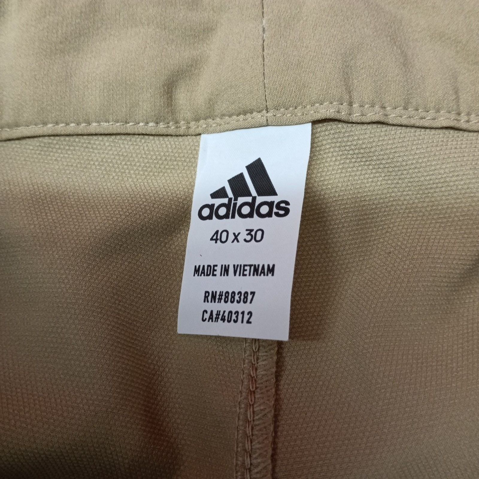 Adidas Adidas Golf Primegreen Lightweight Pants Beige Men’s 40x30 Size US 40 / EU 56 - 3 Thumbnail