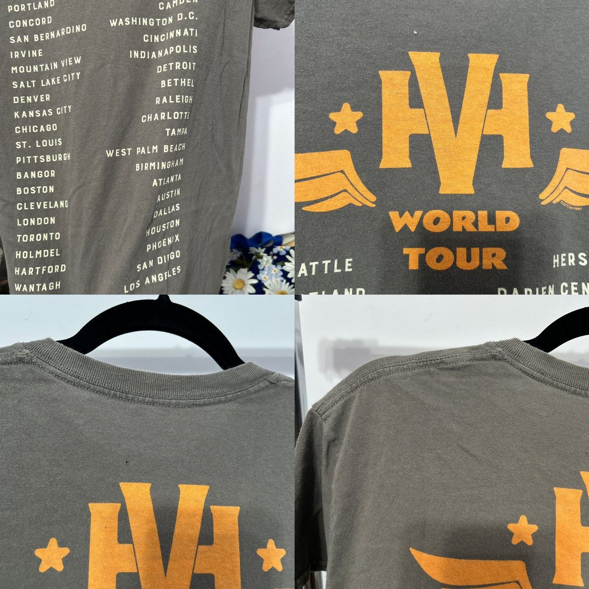 Other Van Halen Gray Graphic Band Tshirt Size Medium - "Cheri" Size US M / EU 48-50 / 2 - 21 Thumbnail