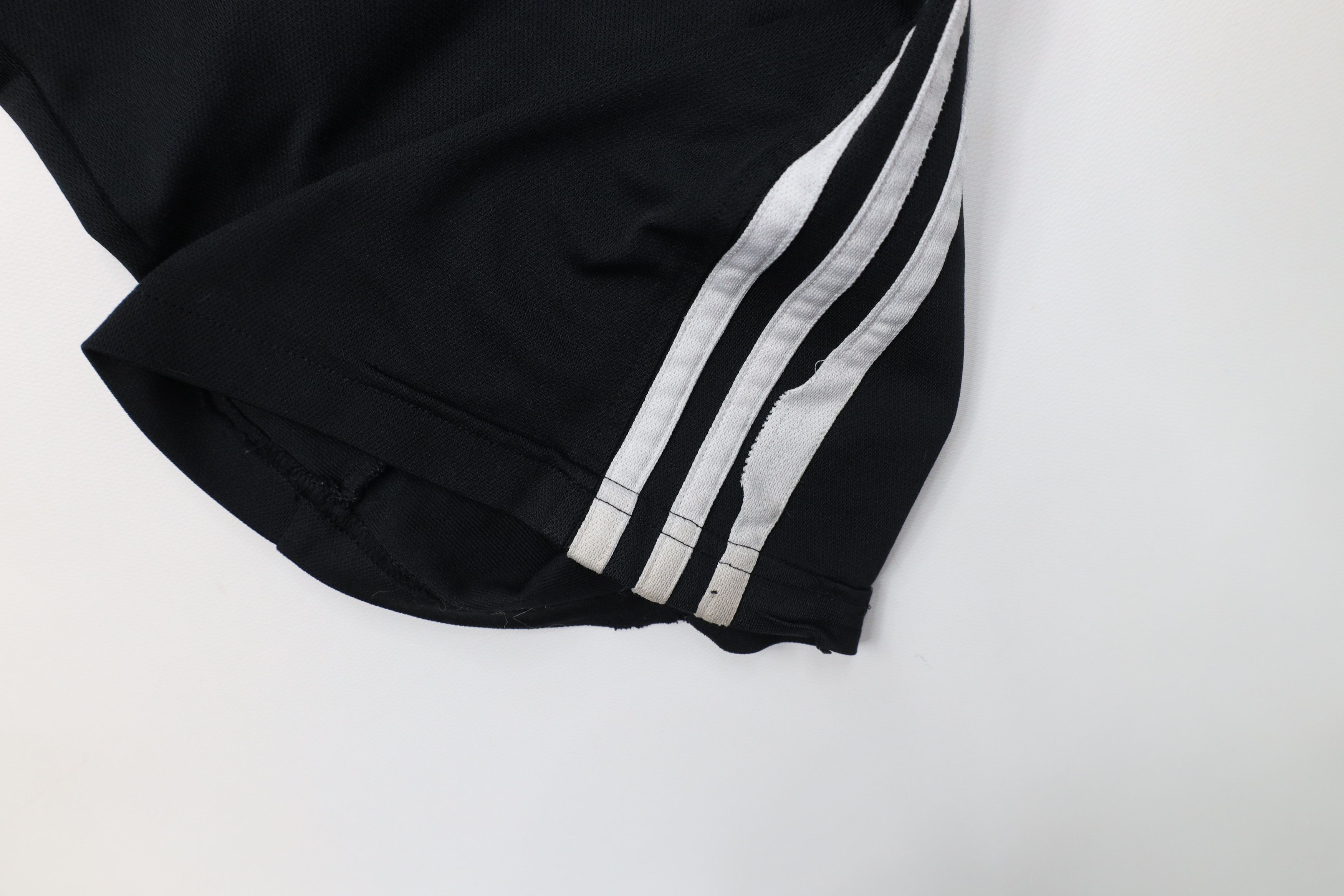 Adidas Vintage Y2K Adidas Striped Wide Leg Sweatpants Pants Black Size US 34 / EU 50 - 5 Thumbnail