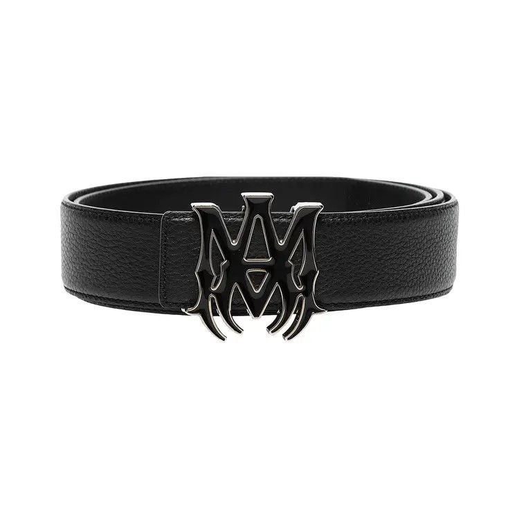 Amiri o1w1db10525 Size: 90 / Pebbled MA 4cm Belt in Black Size 36 - 1 Thumbnail