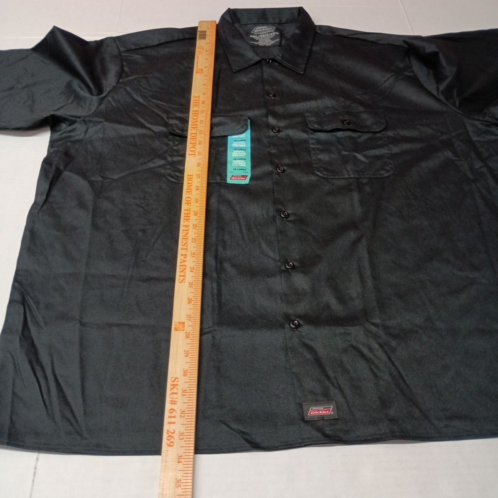Dickies Dickies Essential Work Shirt Men Size 3XL Black Temp Control Size US XXL / EU 58 / 5 - 6 Thumbnail