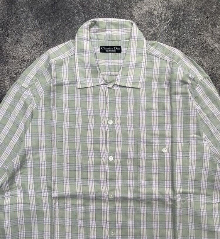 Christian Dior Monsieur × Dior × Vintage Christian Dior Plaid Flannel Shirt Size US L / EU 52-54 / 3 - 2 Thumbnail