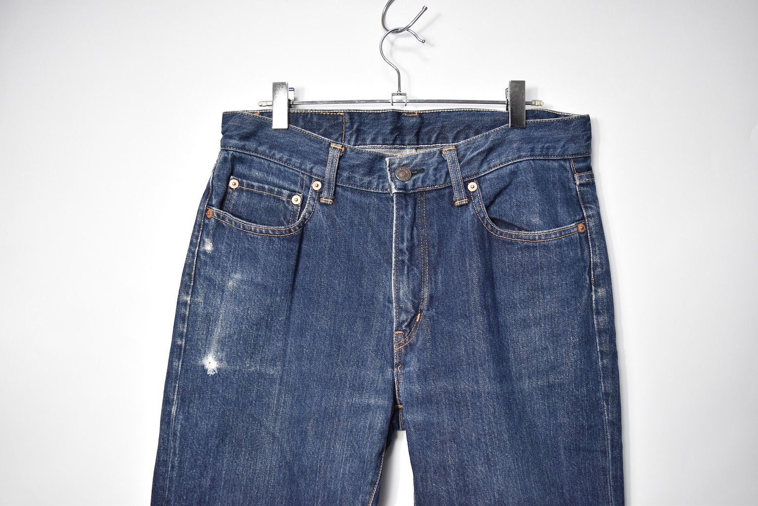 Blue Blue Japan H.R.MARKET Blue Denim Jeans 31 Made in Japan Size US 31 - 5 Thumbnail