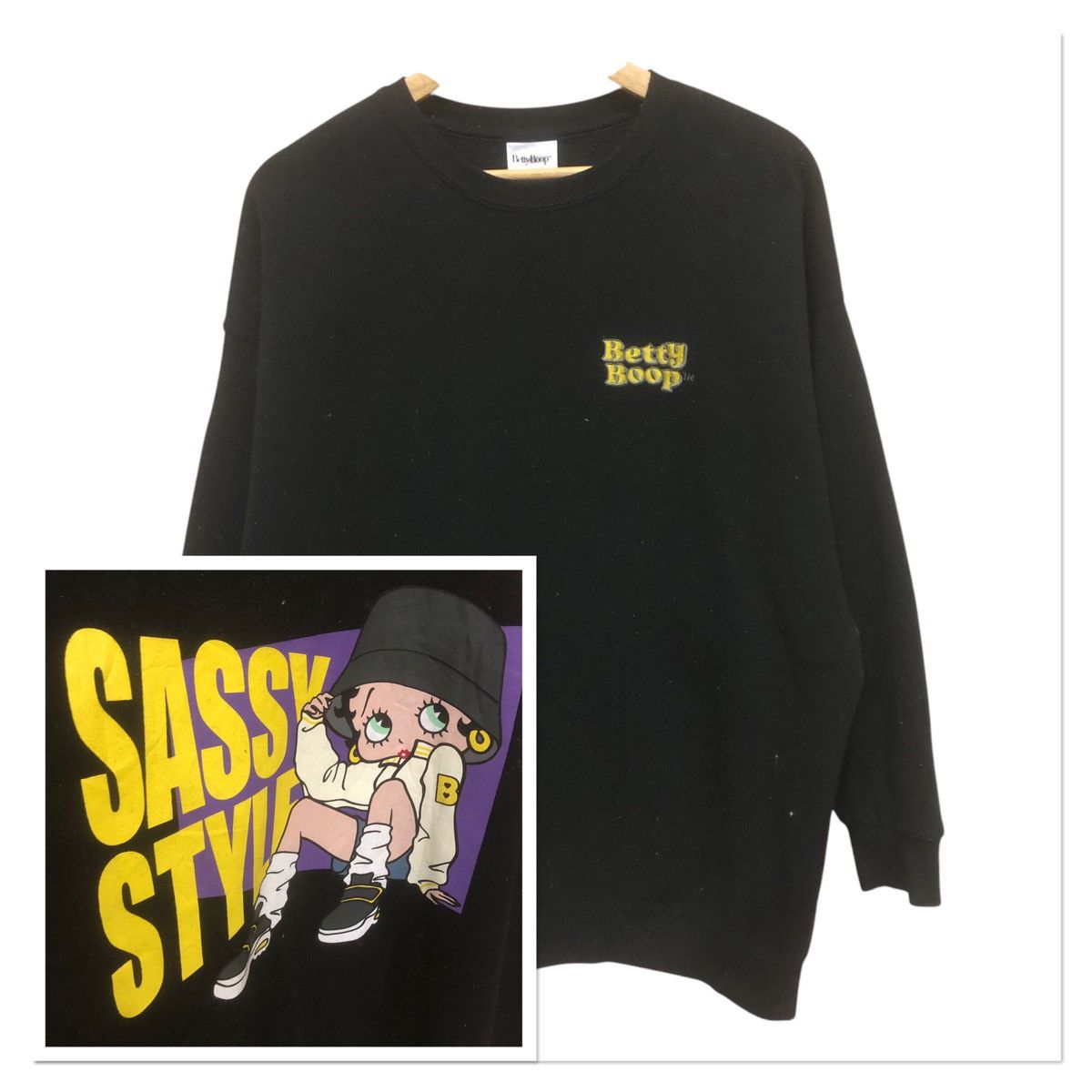 Anime × Cartoon Network 2022 Betty Boop Sassy Style Beggie Sweatshirt Size 4XL / US 24-26 - 1 Thumbnail