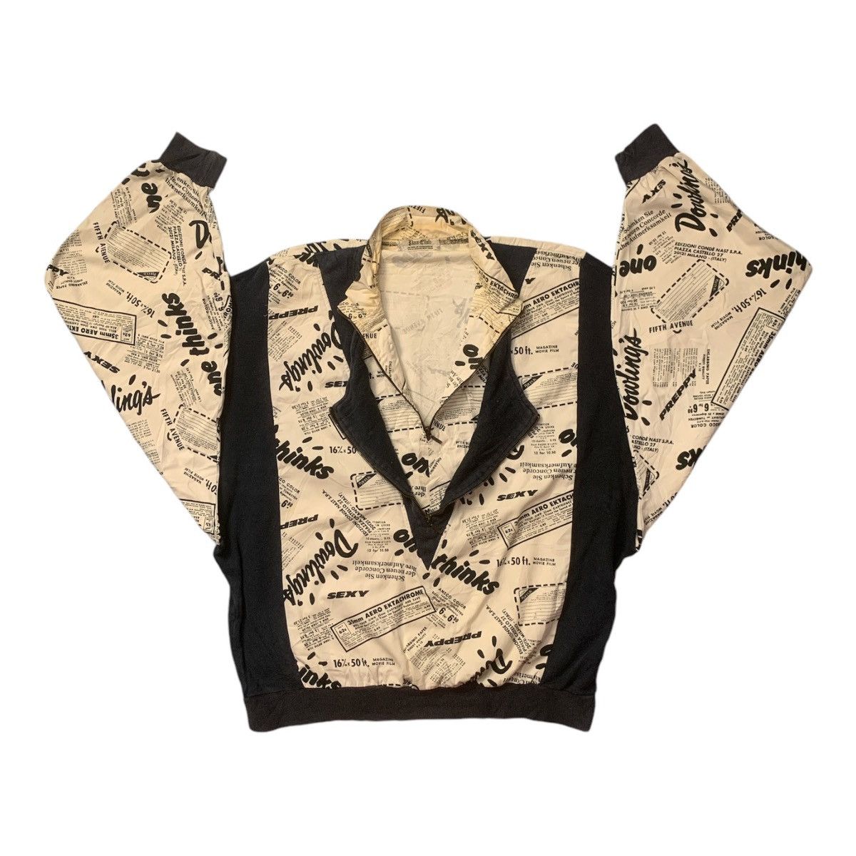 Japanese Brand × Vintage Rare Design Vintage Paz Club Full Print Sweatshirt Size L / US 10 / IT 46 - 4 Thumbnail