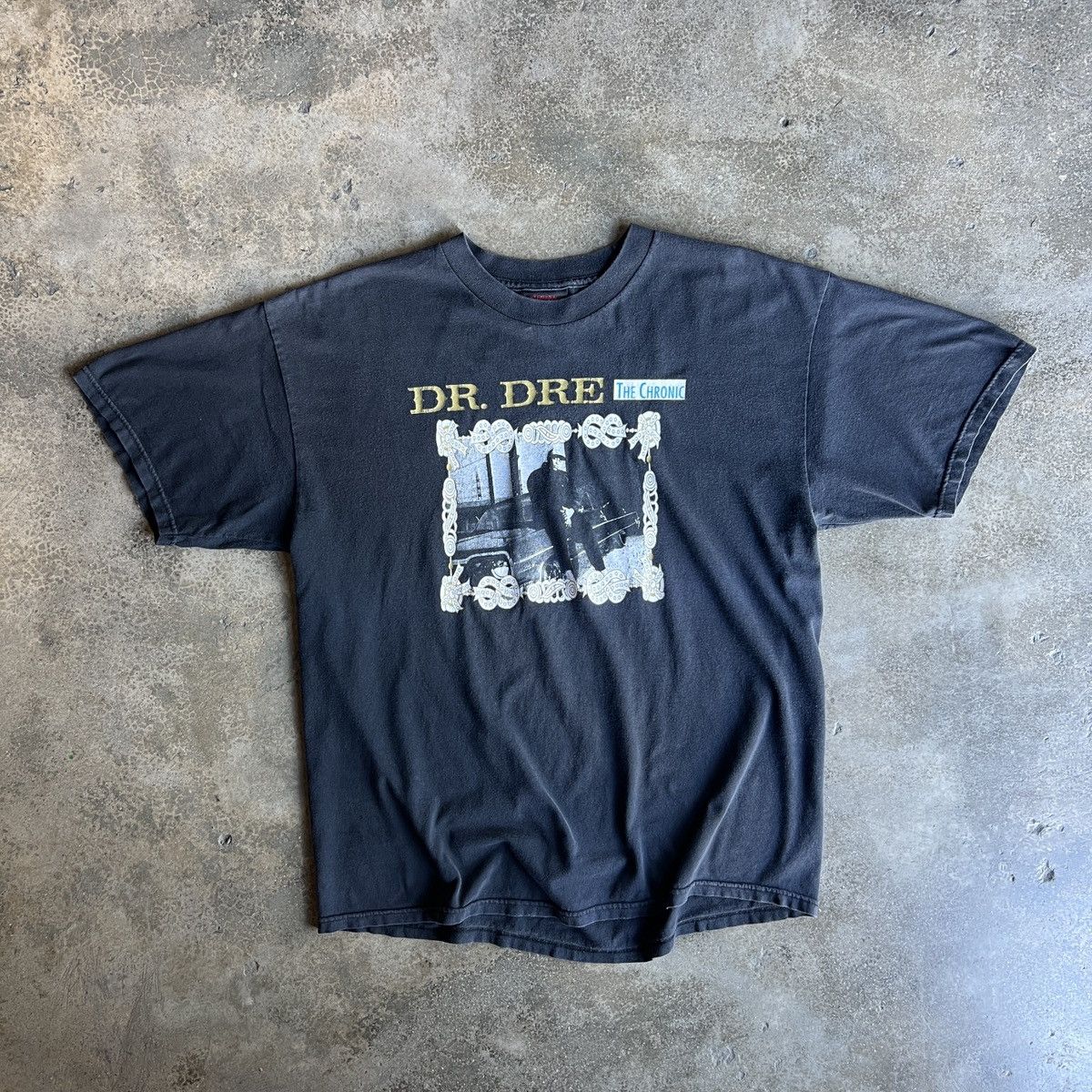 Death Row Records Dr. Dre The Chronic Vtg Tee XL Boxy 2005 Size US XL / EU 56 / 4 - 1 Thumbnail