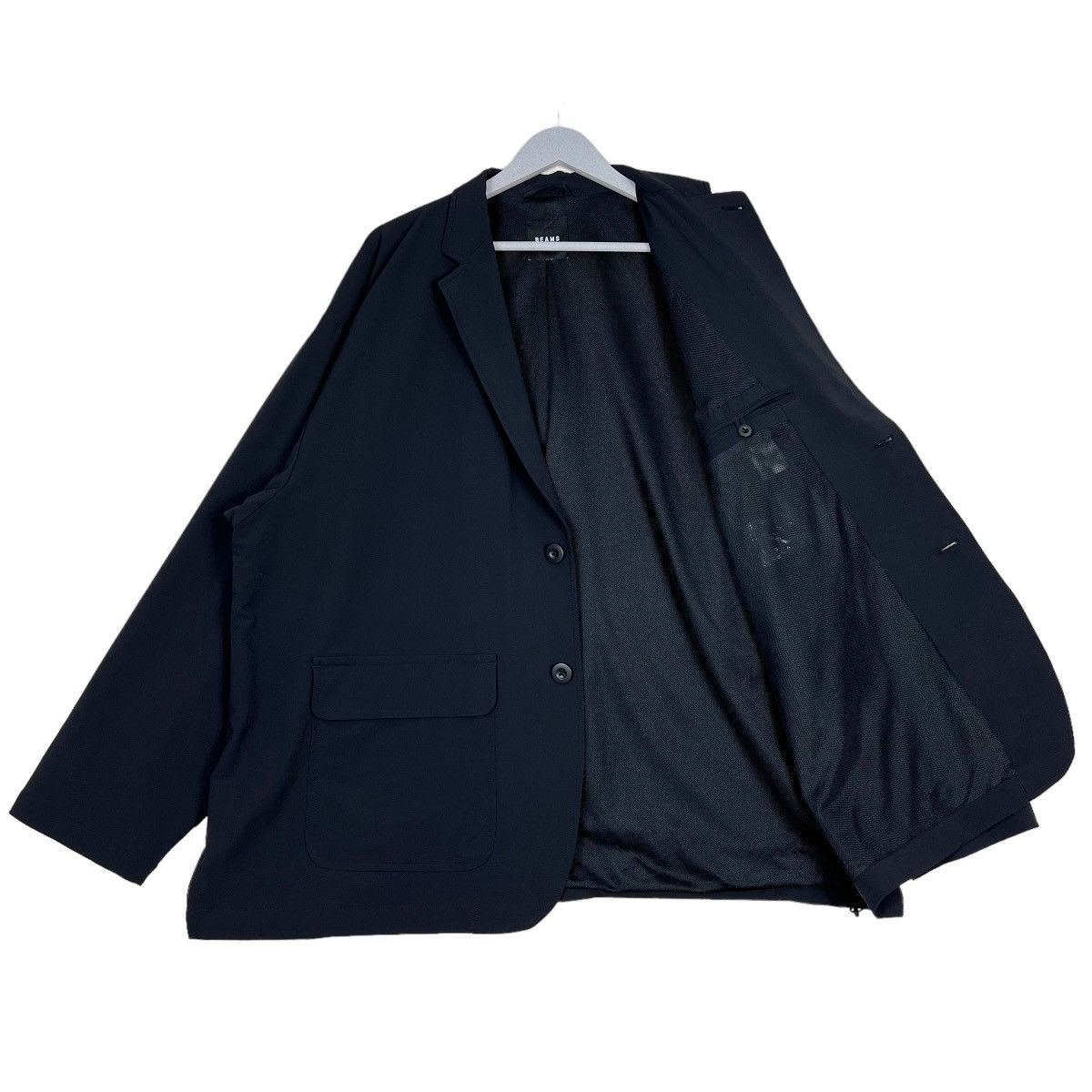 Beams Plus 🔥 BEAMS PLUS NYLON OVERSIZED MINIMALISM JACKET Size US L / EU 52-54 / 3 - 8 Thumbnail