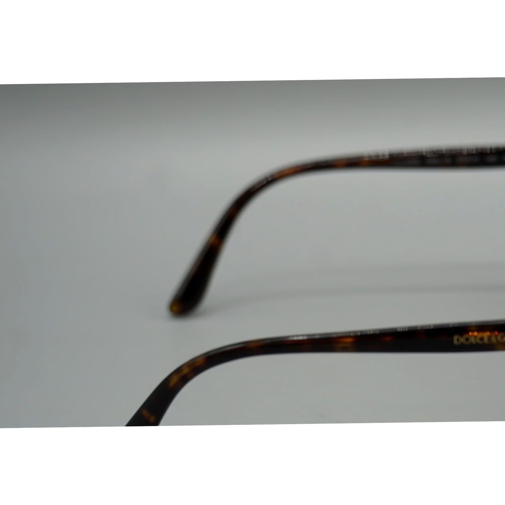 Dolce & Gabbana VINTAGE Dolce & Gabbana DG4304 Cat-Eye Sunglasses 57mm Italy — Scratched Gold Frame Womens 502/13 Havana Brown Gradient Size ONE SIZE - 7 Thumbnail
