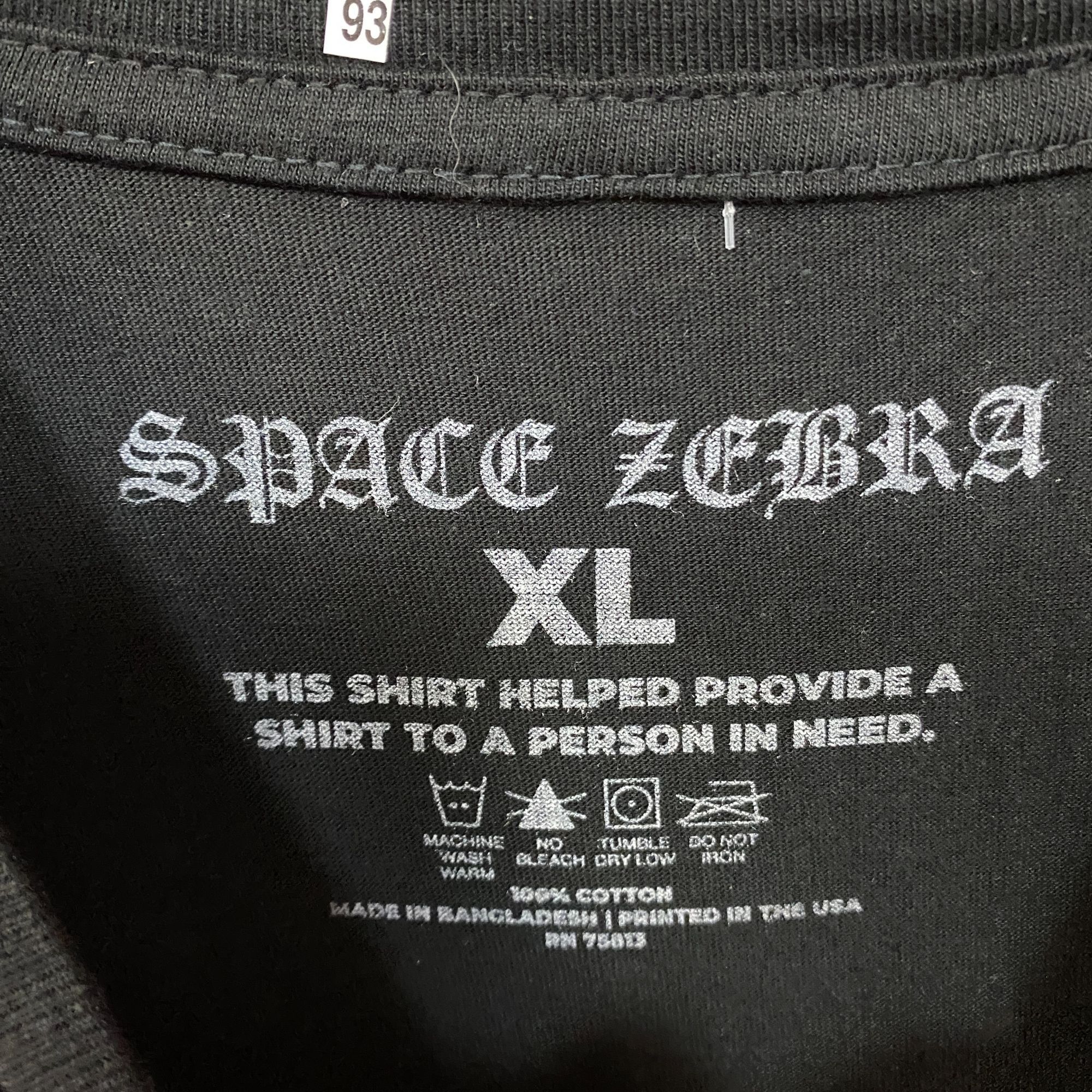 Band Tees Space Zebra Sold My Soul Graphic Design T-Shirt XL Size US XL / EU 56 / 4 - 4 Thumbnail
