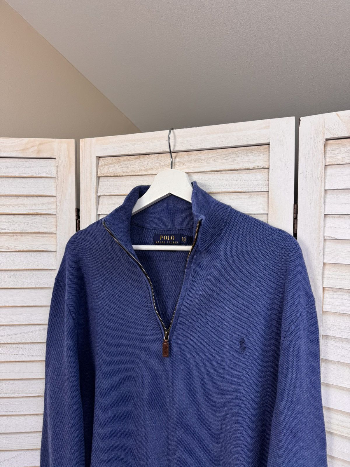 Polo Ralph Lauren Men's Sweater 1/3 Zip Polo Ralph Lauren Size US XL / EU 56 / 4 - 4 Thumbnail
