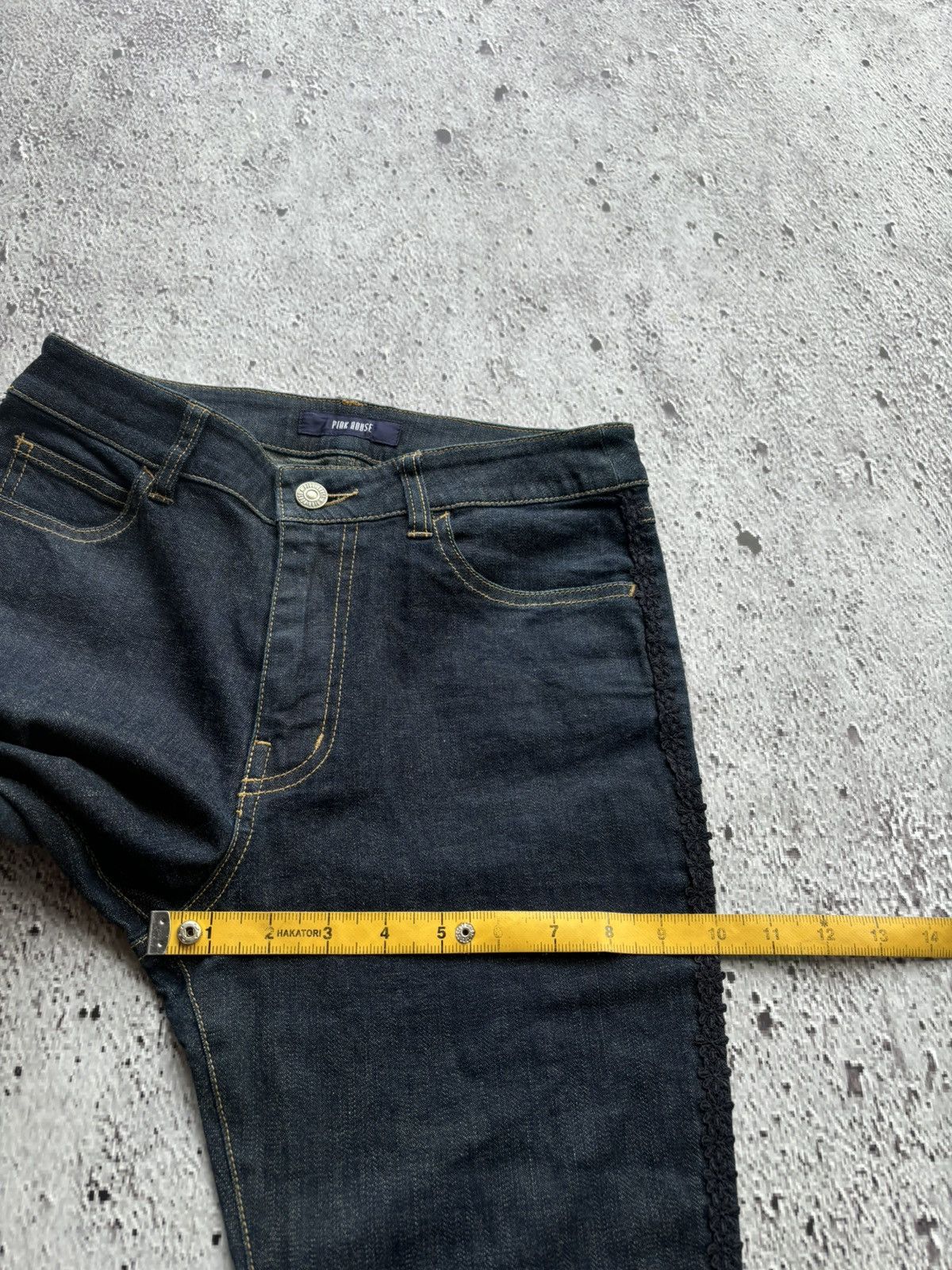 Hysteric Glamour 2000' Flare pink house botton bootcut style jeans Size 27" / US 4 / IT 40 - 11 Thumbnail