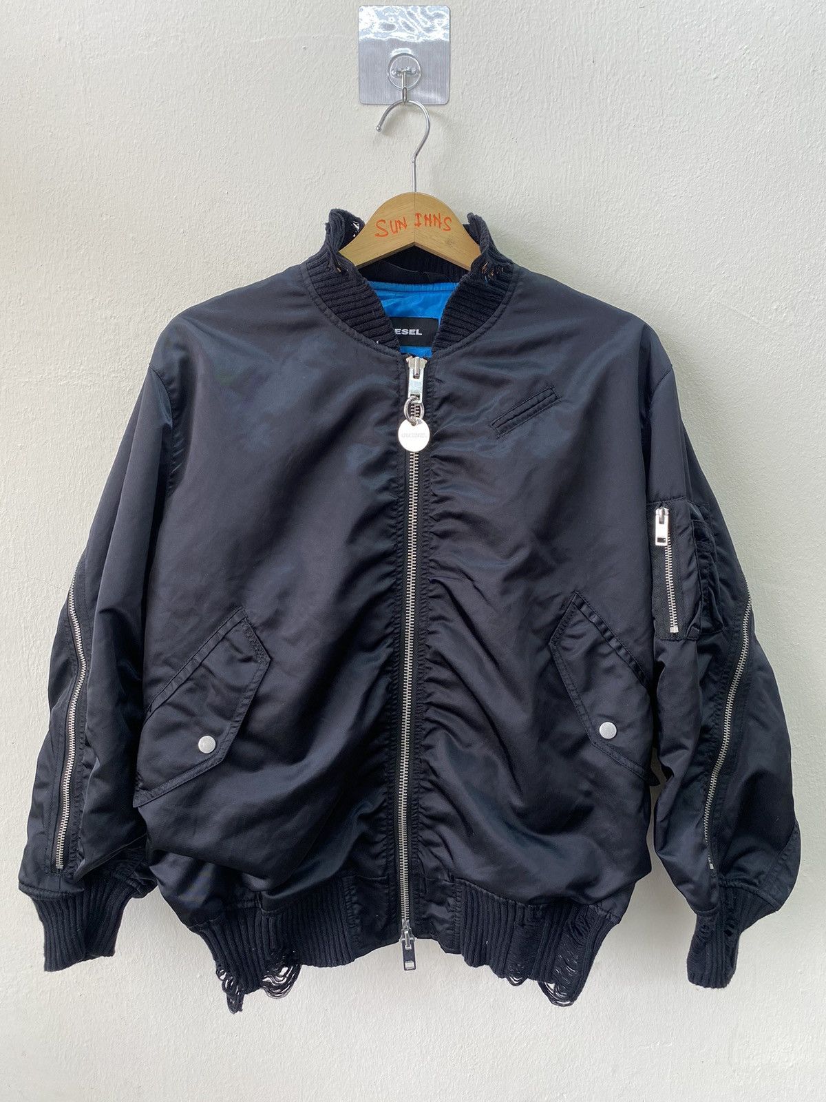 Diesel Diesel Braves Star City Bomber Jacket Size US L / EU 52-54 / 3 - 3 Thumbnail
