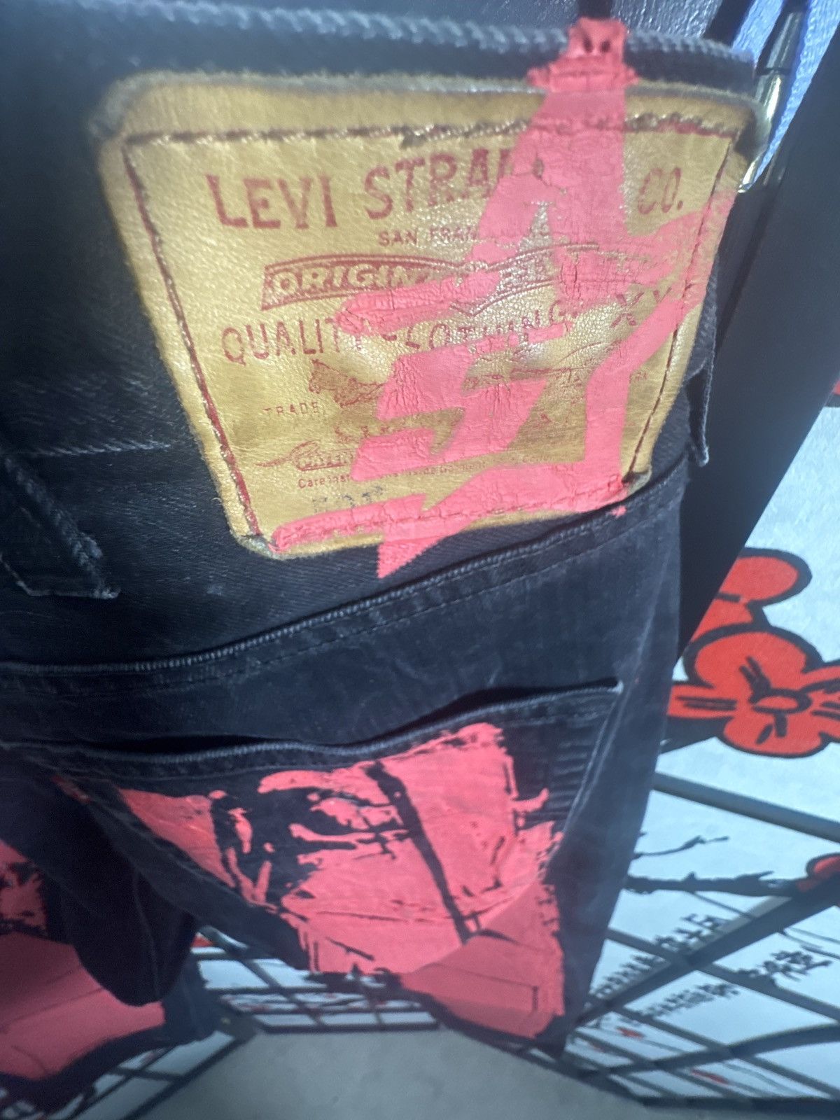 Levi's EXTREMELY RARE Vintage ‘21 Sp5der x Levi Motocross Denim Size US 40 / EU 56 - 3 Thumbnail