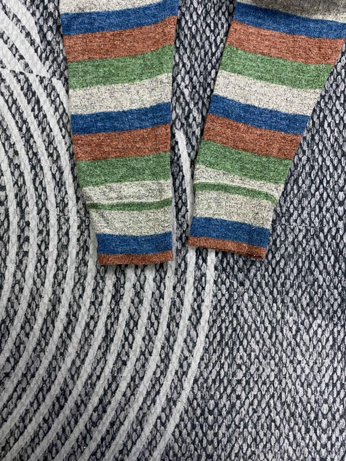 mercibeaucoup Vtg Mercibeaucoup By Issey Miyake Striped Longsleeve Shirt Size L / US 10 / IT 46 - 6 Thumbnail