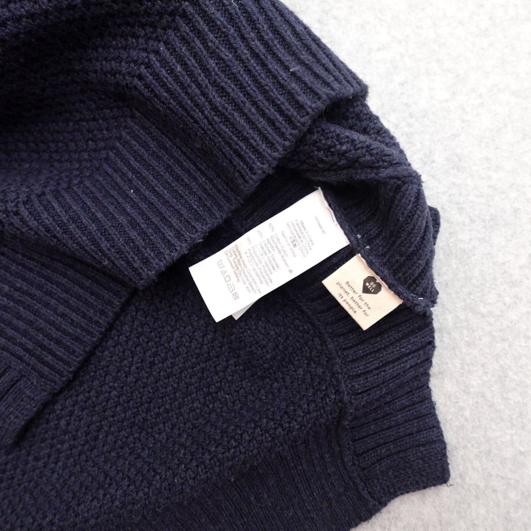 Madewell Madewell J. Crew Sweater Womens Size Medium Navy Blue Knit Pullover Sweatshirt Size M / US 6-8 / IT 42-44 - 4 Thumbnail