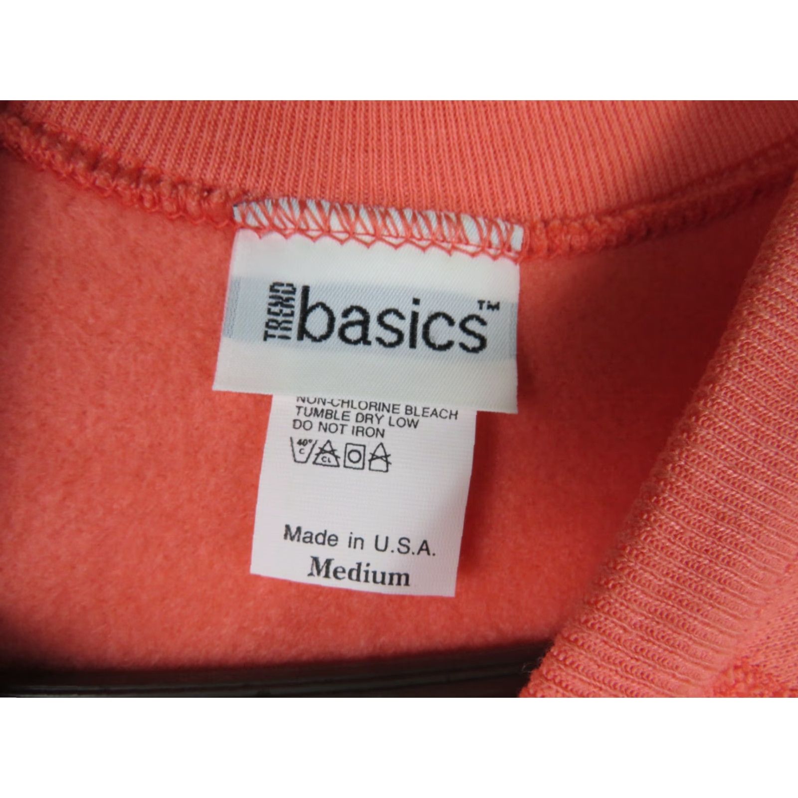 Asics VINTAGE Trend Basics Sweatshirt USA Made L Men Orange Crew Neck Long Sleeve Pullover 90s Casualwear Solid Size US L / EU 52-54 / 3 - 6 Thumbnail