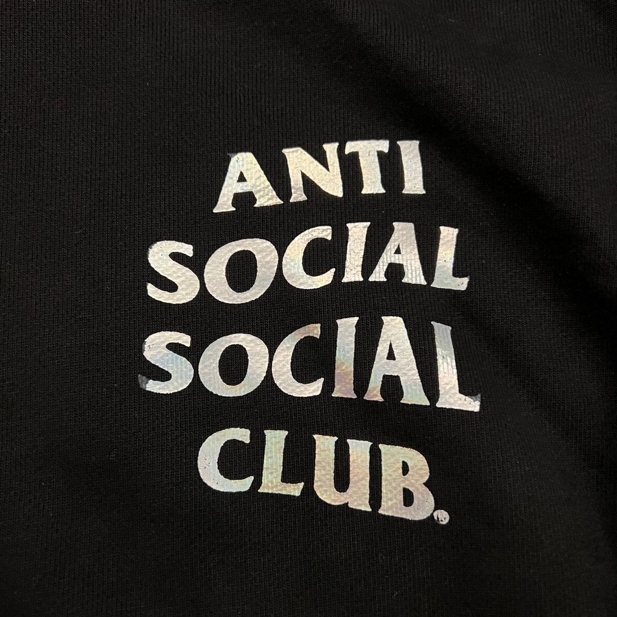Anti Social Social Club ASSC Get Weird Hologram Hoodie Size US XL / EU 56 / 4 - 4 Thumbnail