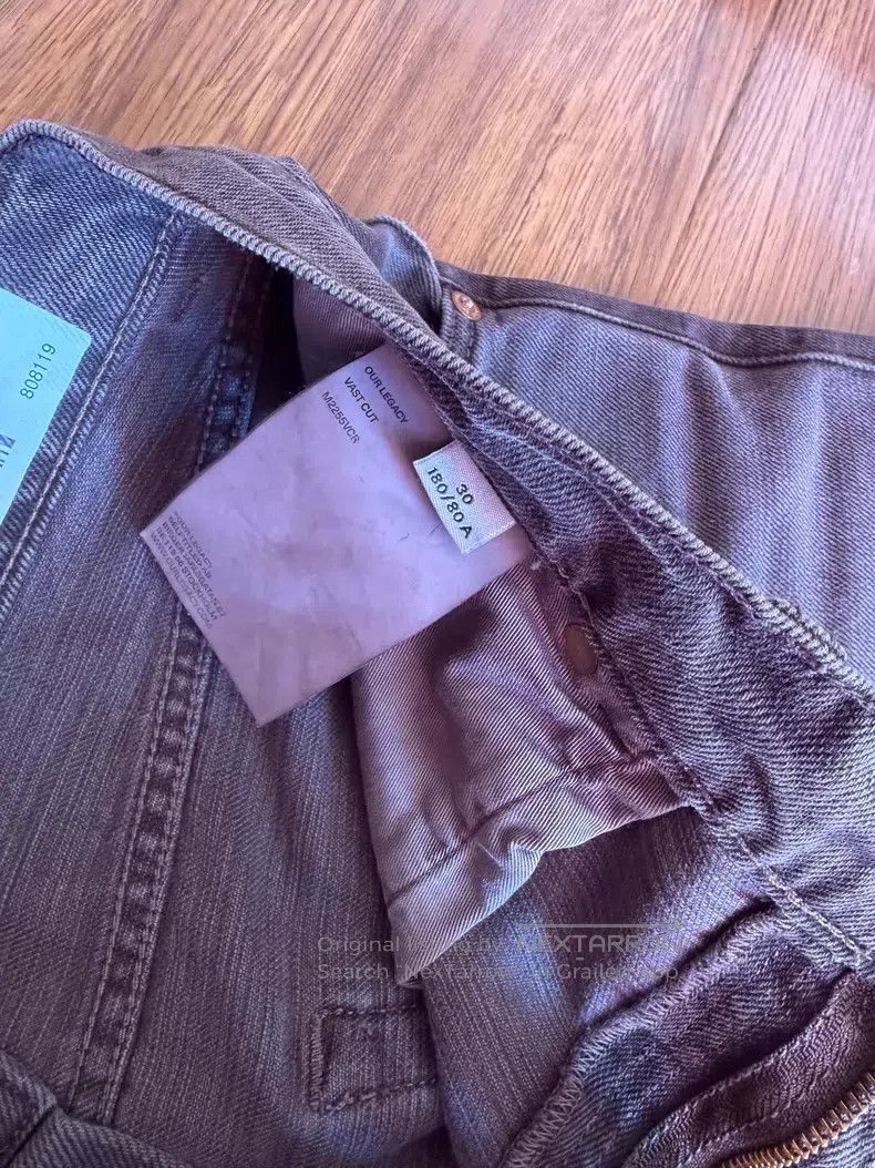 Our Legacy Our Legacy Brown Denim Jeans Size US 30 / EU 46 - 4 Thumbnail