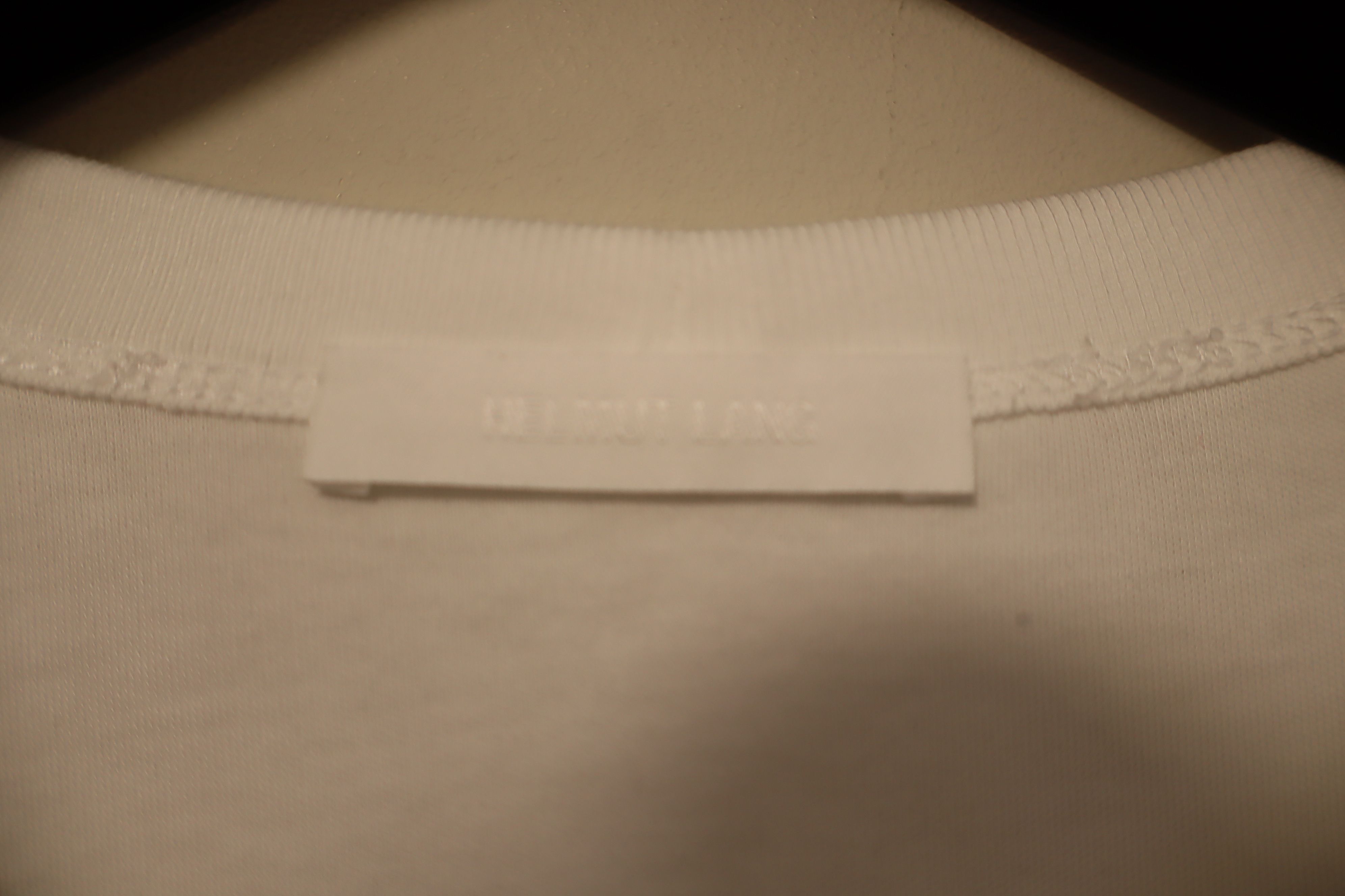 Helmut Lang Embroidered logo t-shirt Size US L / EU 52-54 / 3 - 4 Thumbnail