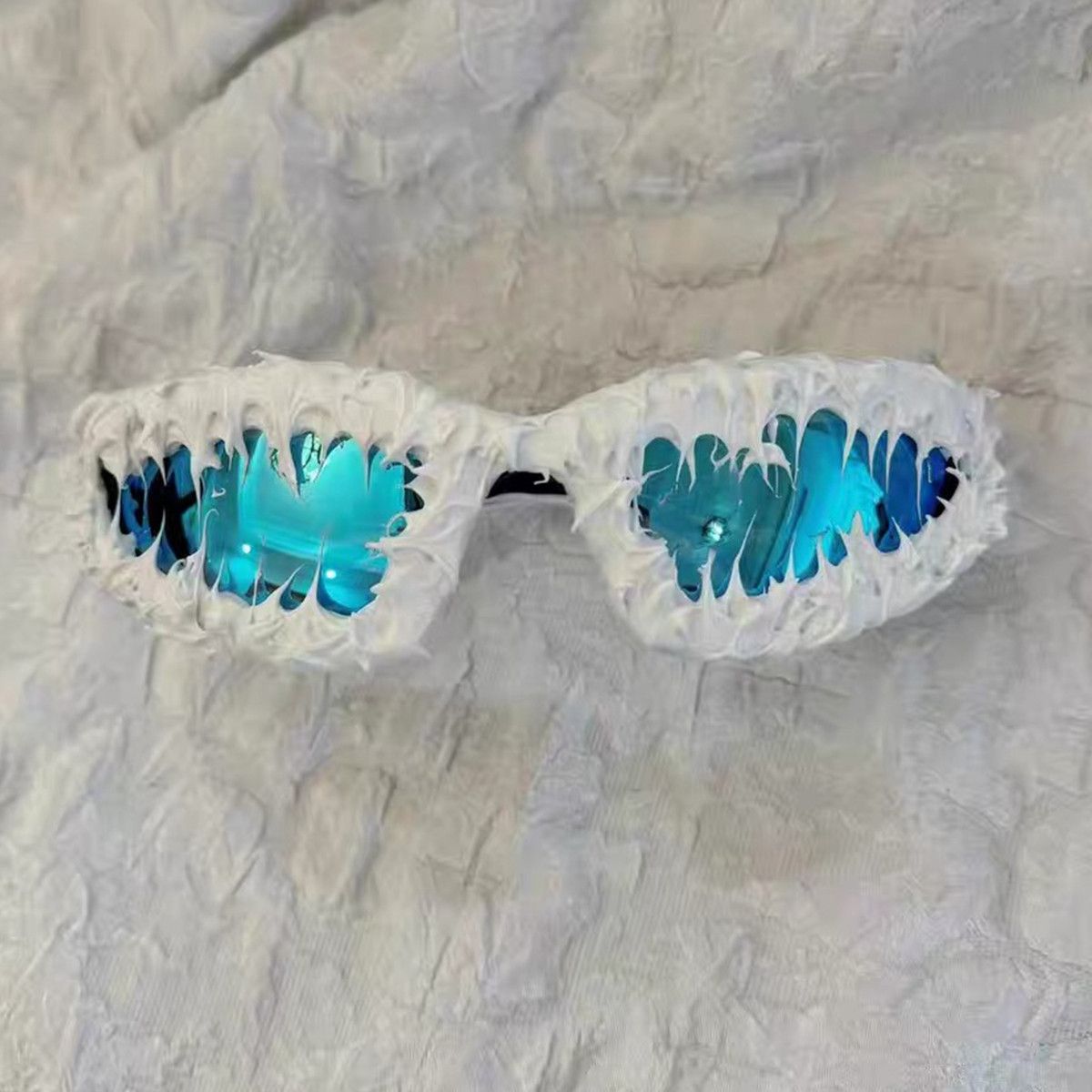 Electric Visual Funny Party Sunglasses Size ONE SIZE - 1 Thumbnail