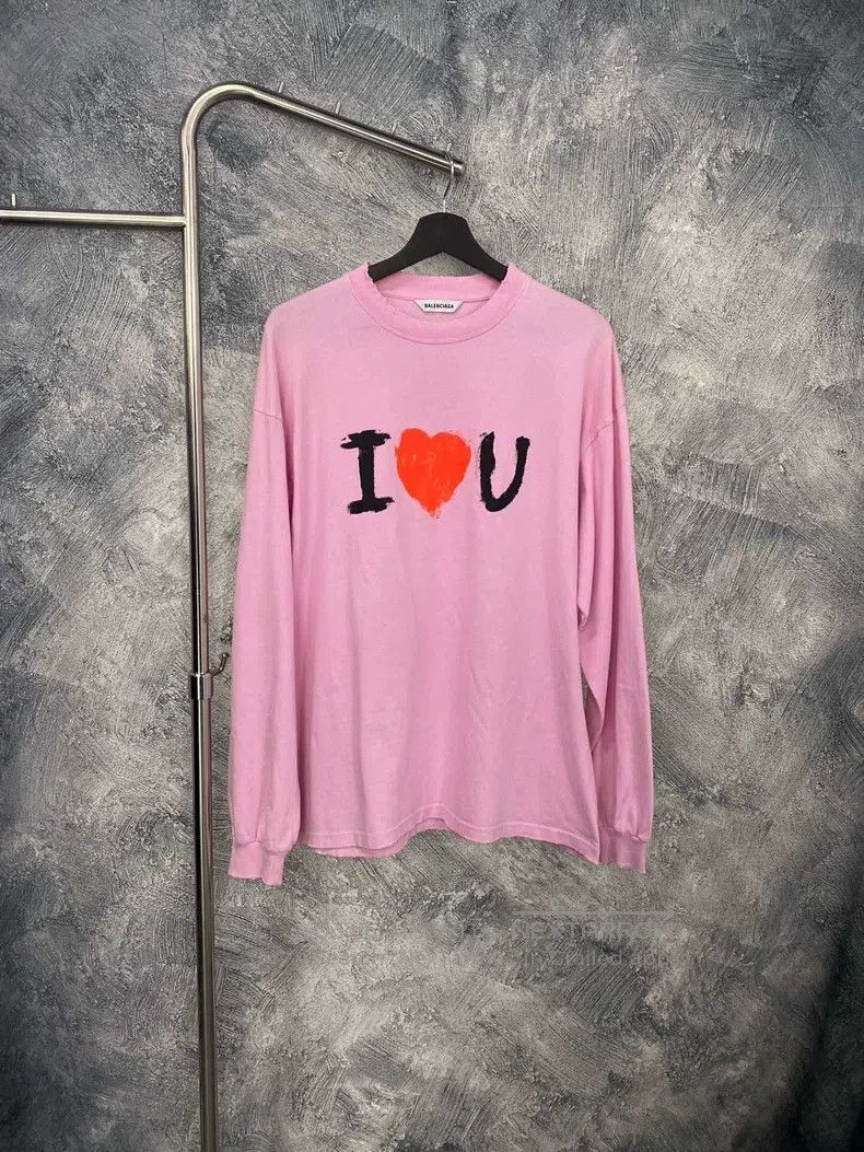 Balenciaga Balenciaga Pink Valentine's Day Limited Love Heart Long Sl Size US XS / EU 42 / 0 - 1 Thumbnail