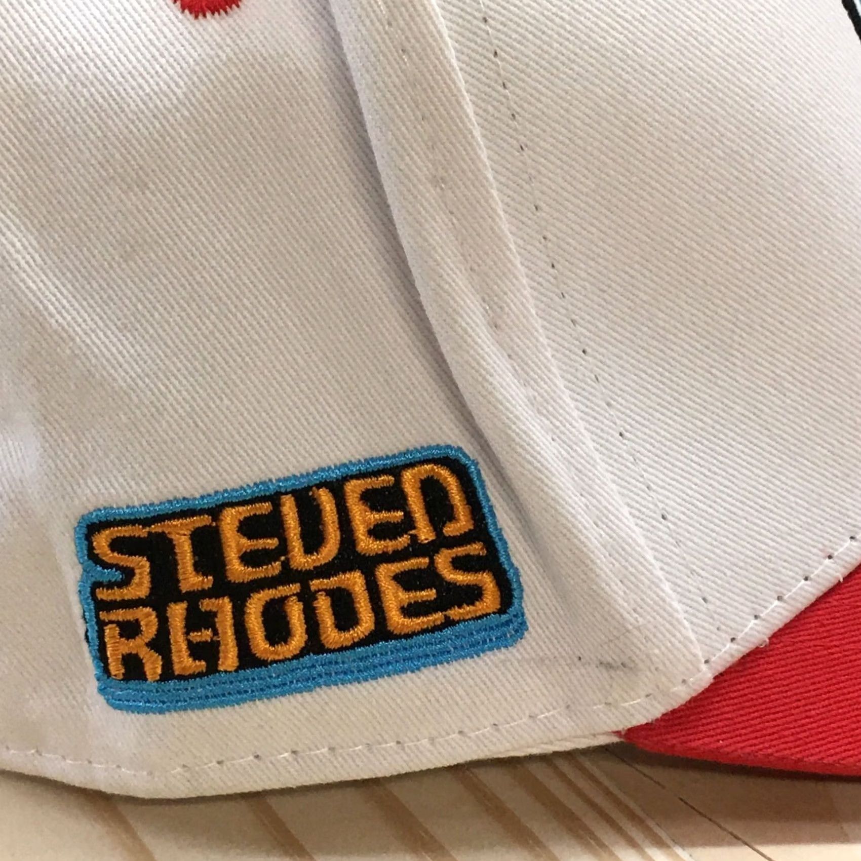 Vintage Baseball Cap Mens White OS Embroidered Logo Let's Summon Demons Steven Rhodes Size ONE SIZE - 7 Thumbnail
