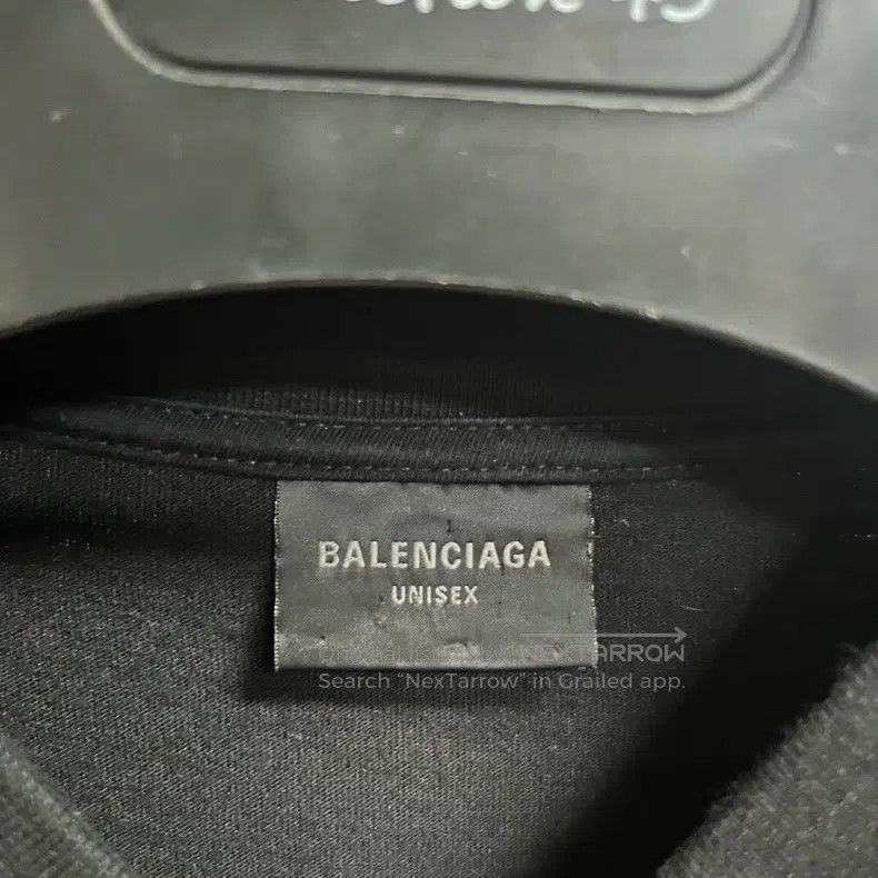 Balenciaga Balenciaga Black Letter Logo Print Short Sleeve T-Shirt Size US M / EU 48-50 / 2 - 2 Thumbnail