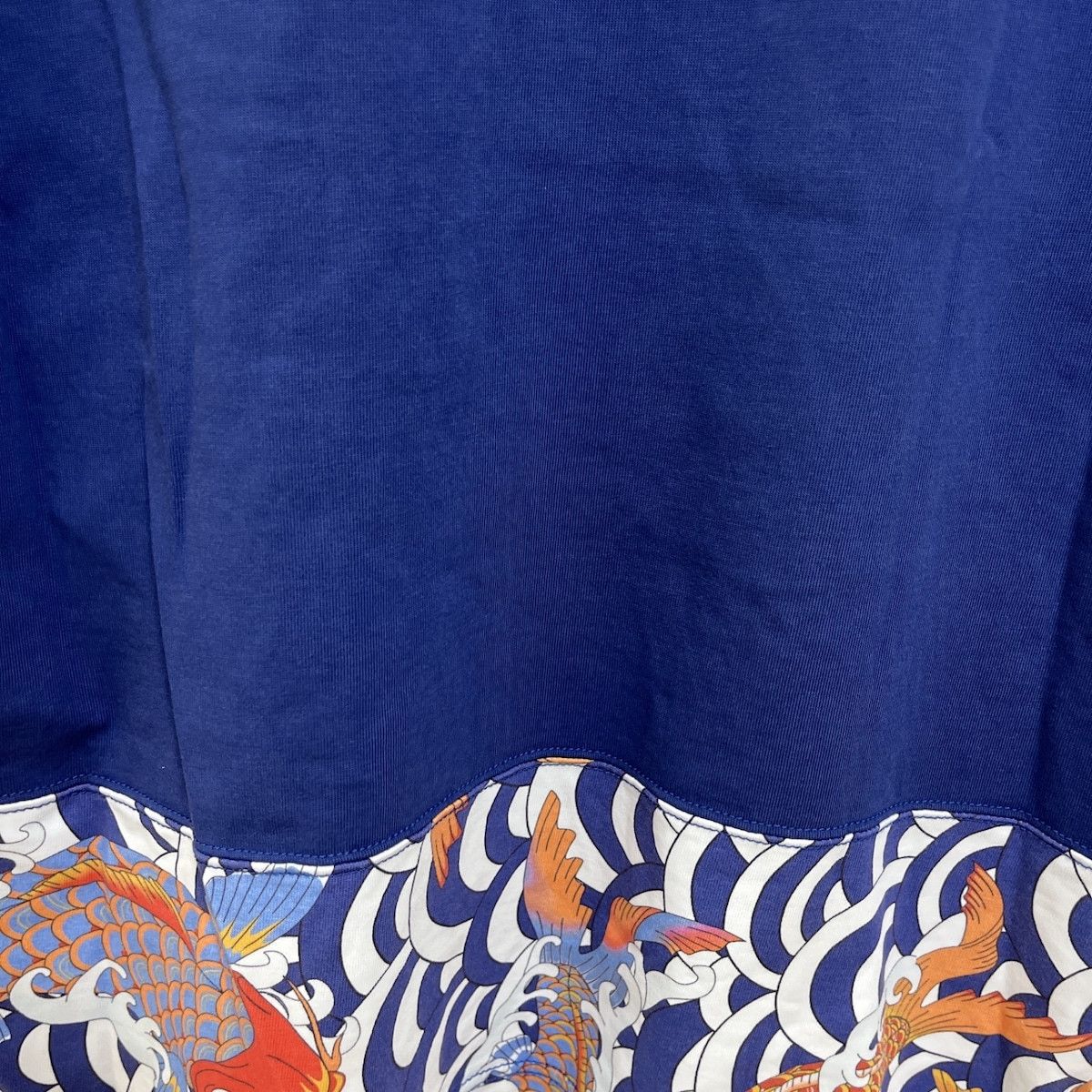 Comme des Garcons Short Sleeve Hem Switch Cotton Tshirt Navy Size US S / EU 44-46 / 1 - 6 Thumbnail