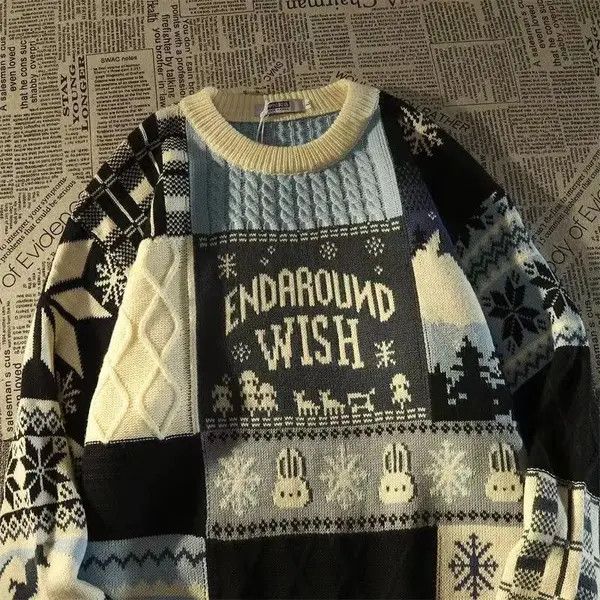 VIBE Vintage Christmas sweater Size ONE SIZE - 4 Thumbnail