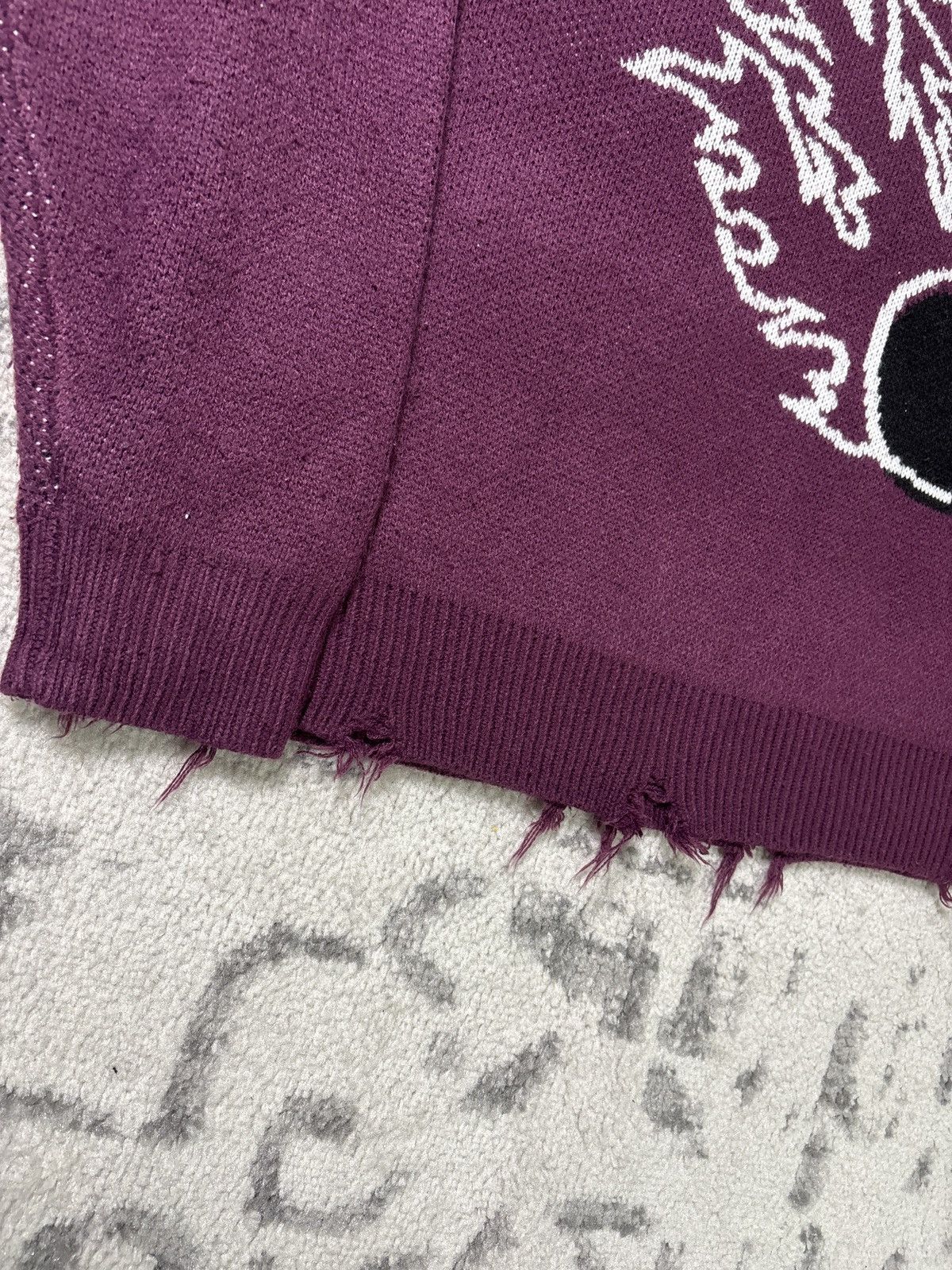 Pacsun PACSUN 8BALL MAROON KNITTED SWEATER Size US S / EU 44-46 / 1 - 5 Thumbnail