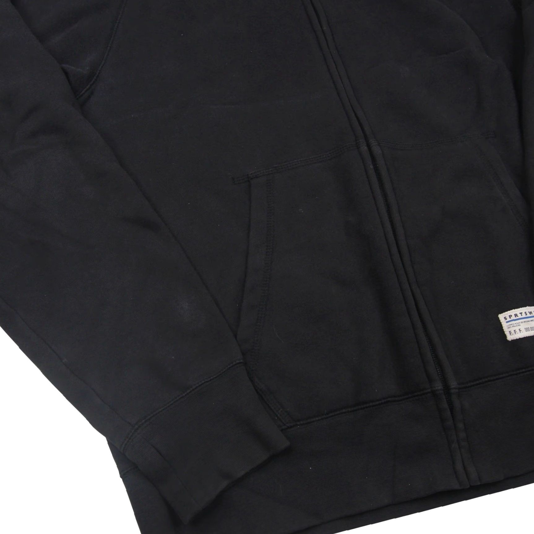 Nike VINTAGE Nike Mens Large Hoodie France Football Federation F.F.F. Black 80s 90s Football Merch Mens Size US L / EU 52-54 / 3 - 6 Thumbnail