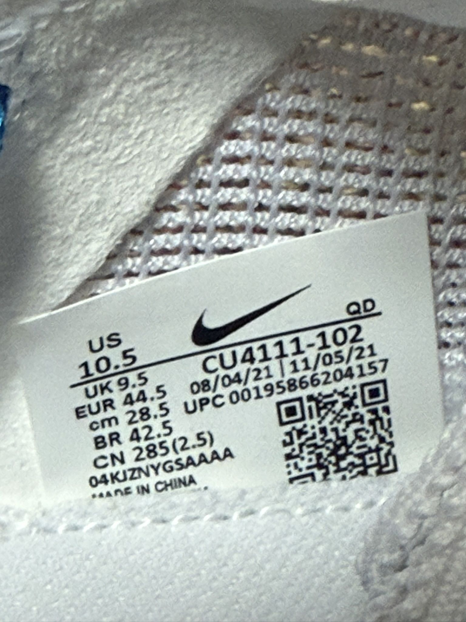 Nike ZoomX Vaporfly NEXT% 2 'White Photo Blue'- SIZE 10 Size US 10.5 / EU 43-44 - 6 Thumbnail