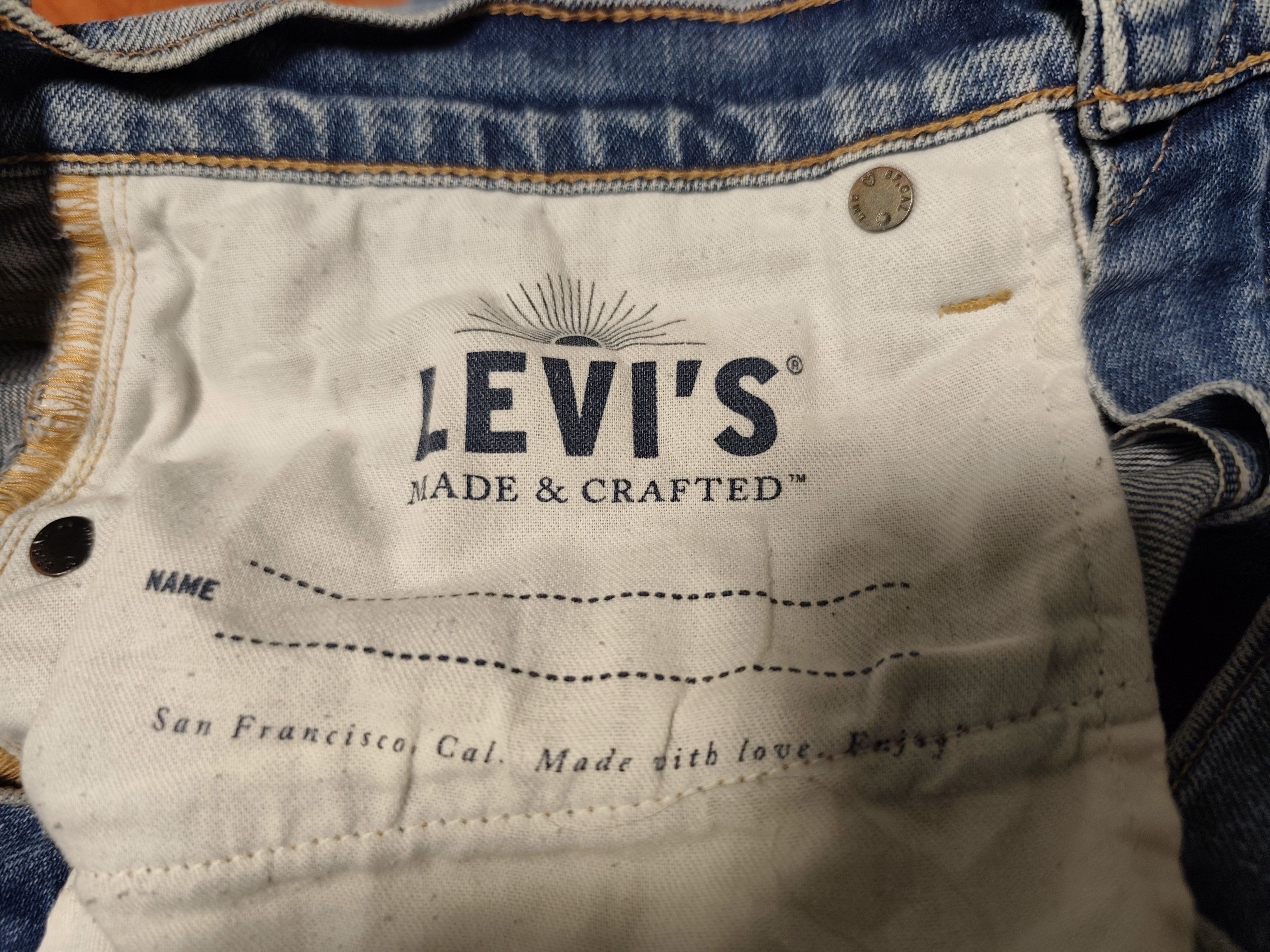 Levi's Made & Crafted Levi’s Made and Crafted Selvedge Jeans Size US 31 - 12 Thumbnail